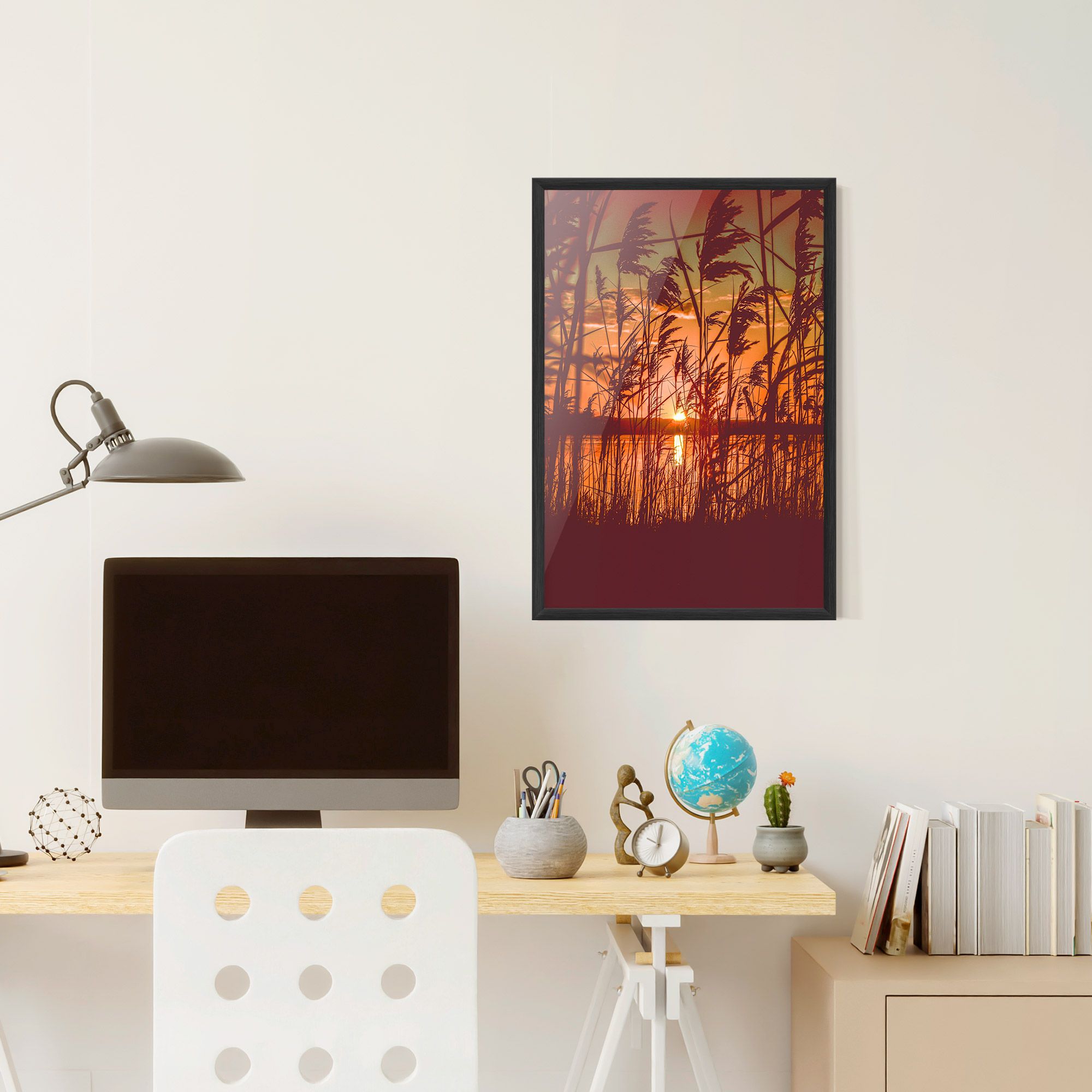 Red Sunset Lake mockup 6