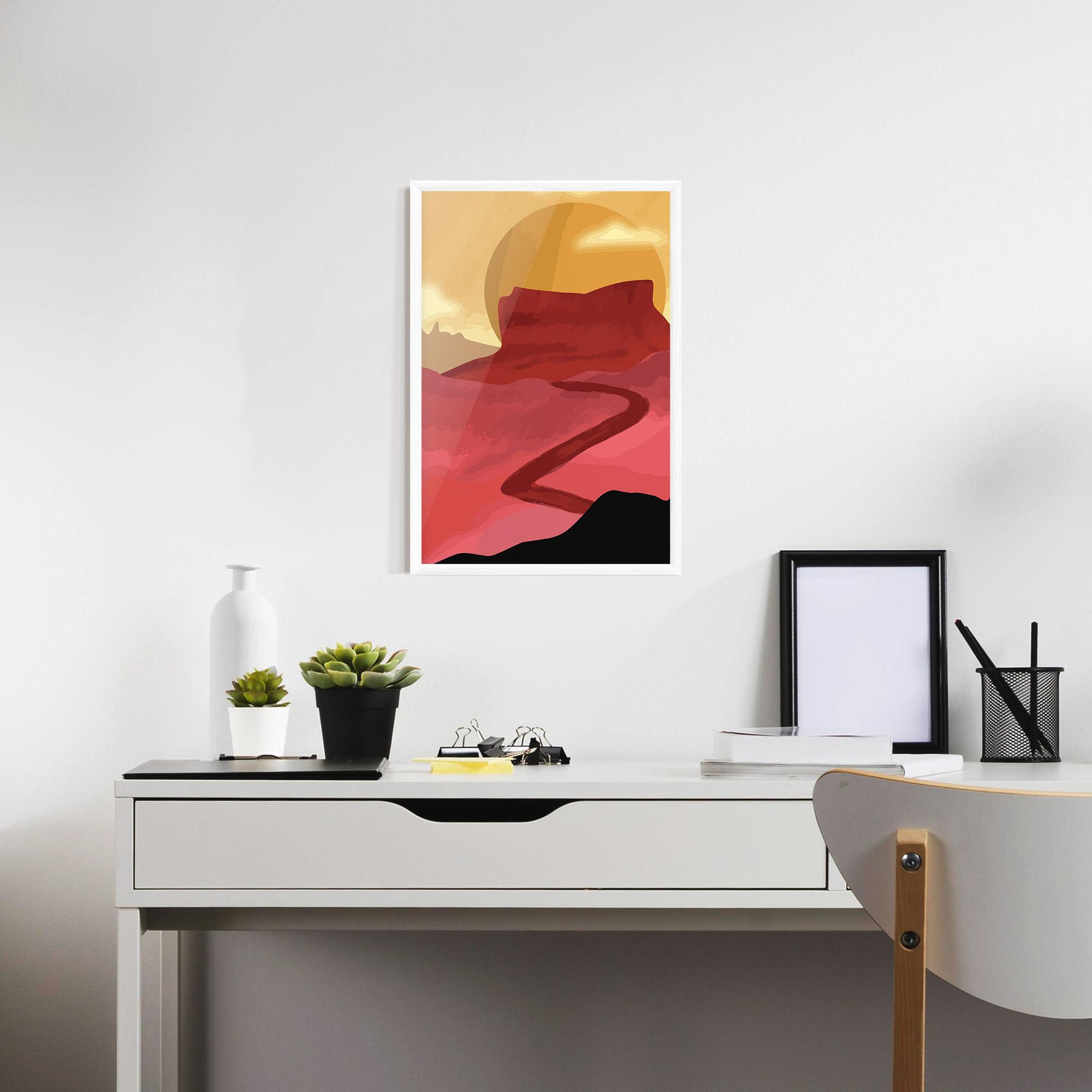 Poster Înrămat Mars Dune mockup 7