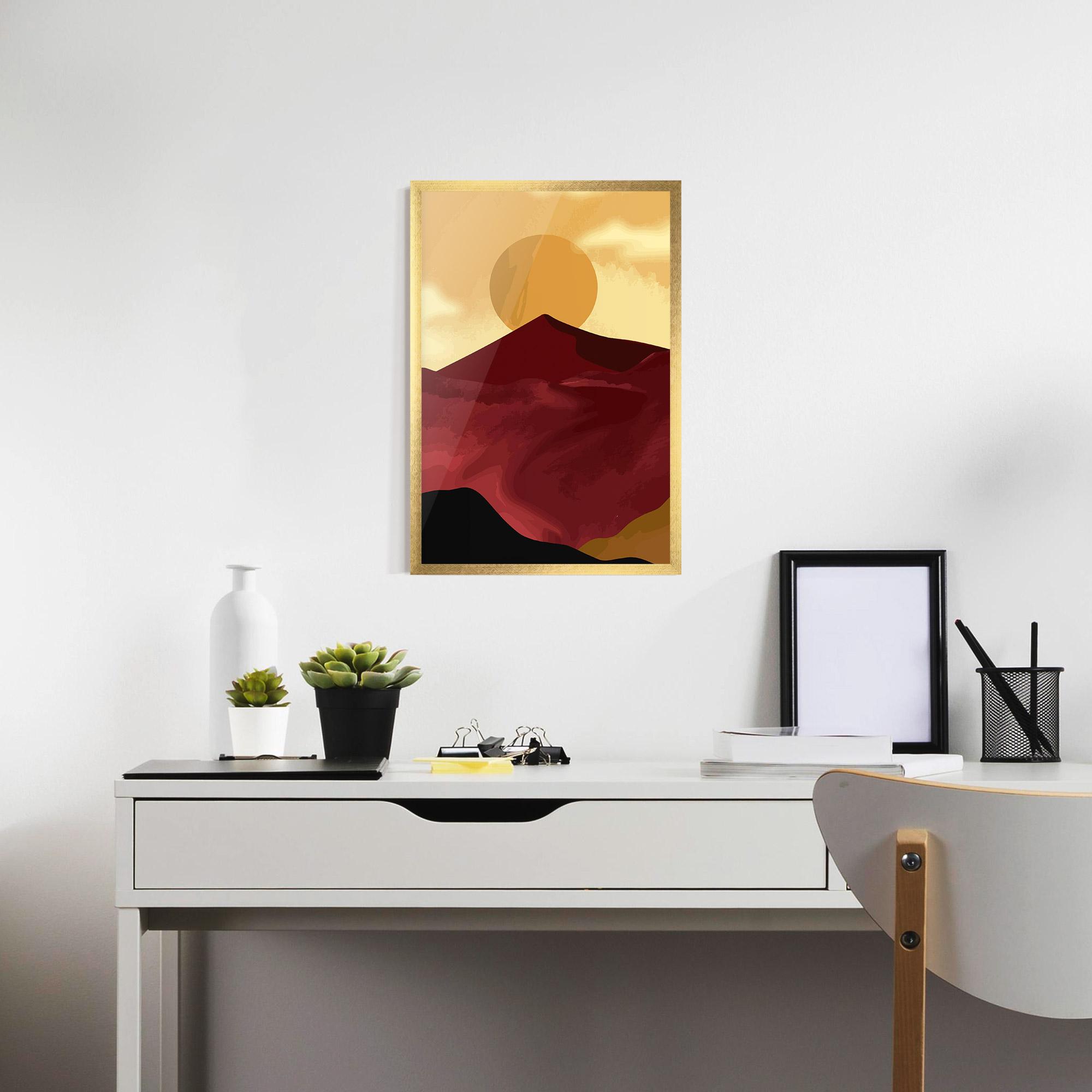 Poster Înrămat Mars Dune1 mockup 7