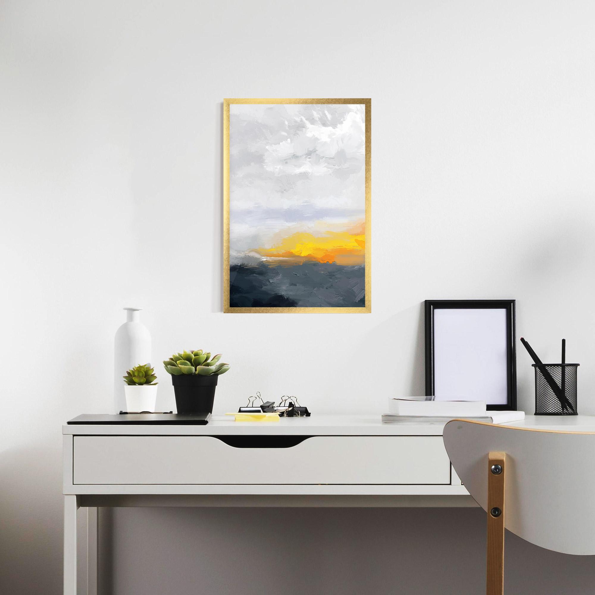 Poster Înrămat Sunset Light Art mockup 7