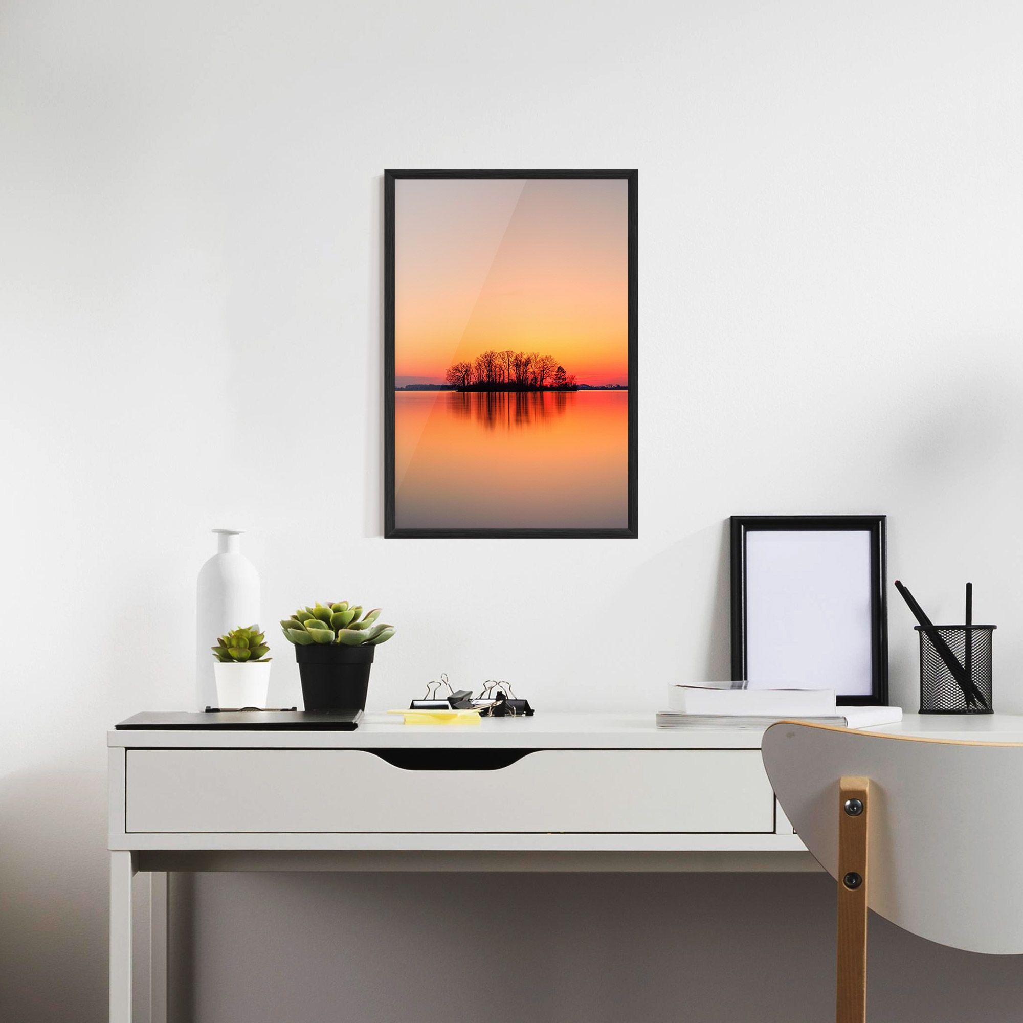 Tree Sunset Lake mockup 7
