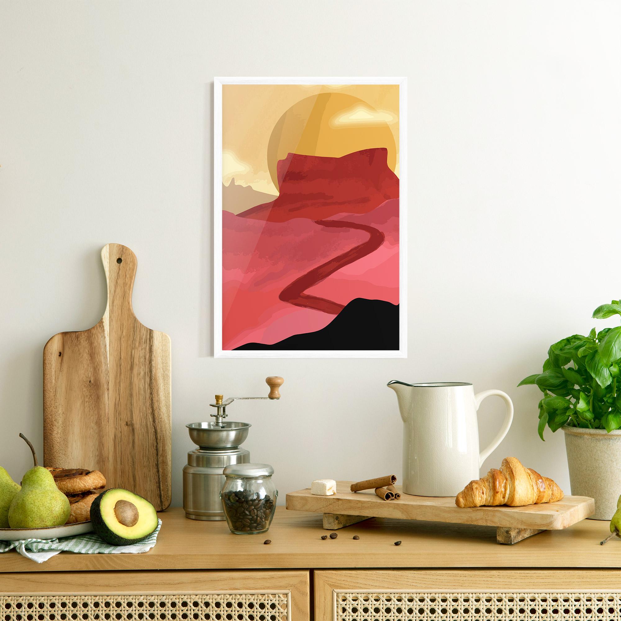 Poster Înrămat Mars Dune mockup 8