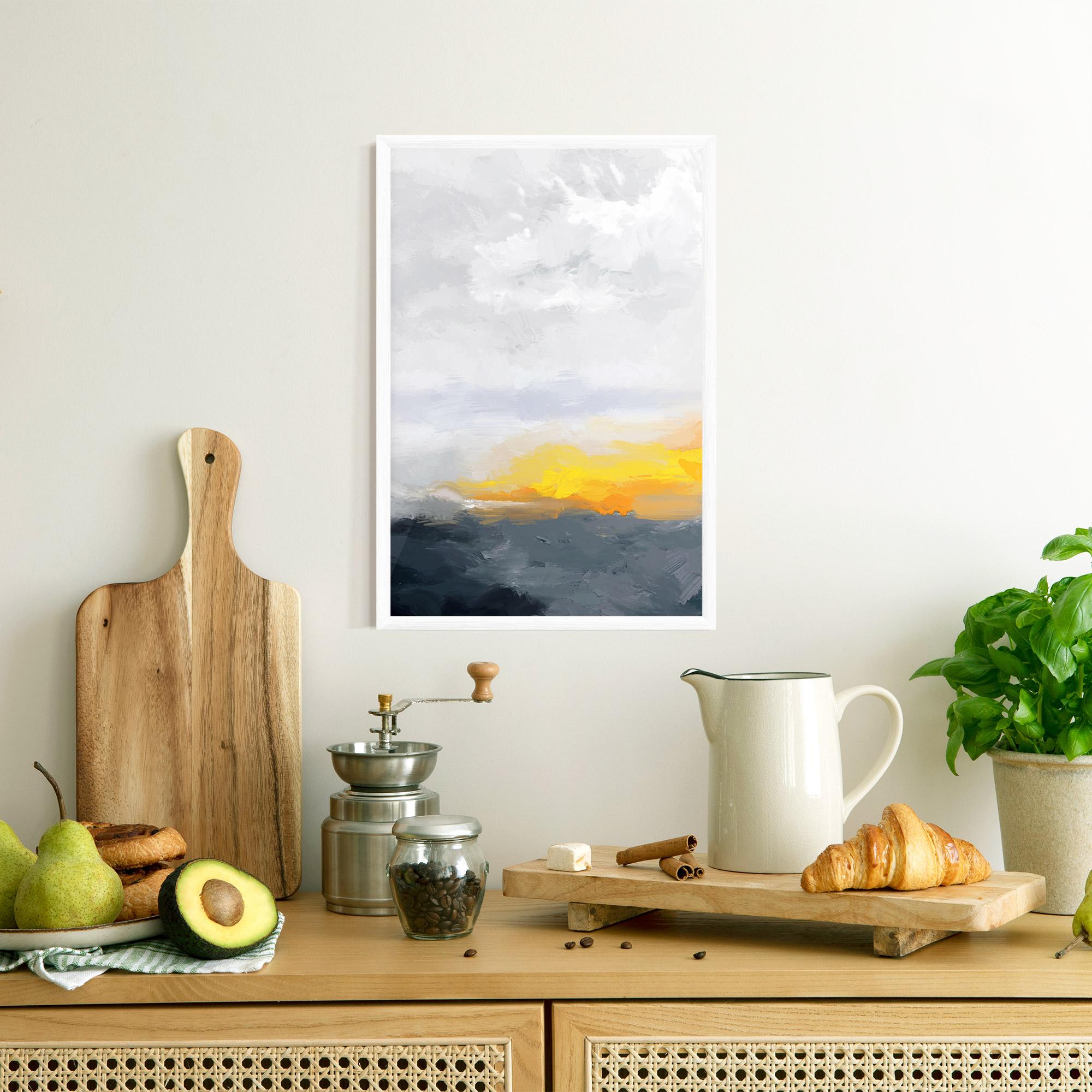 Poster Înrămat Sunset Light Art mockup 8