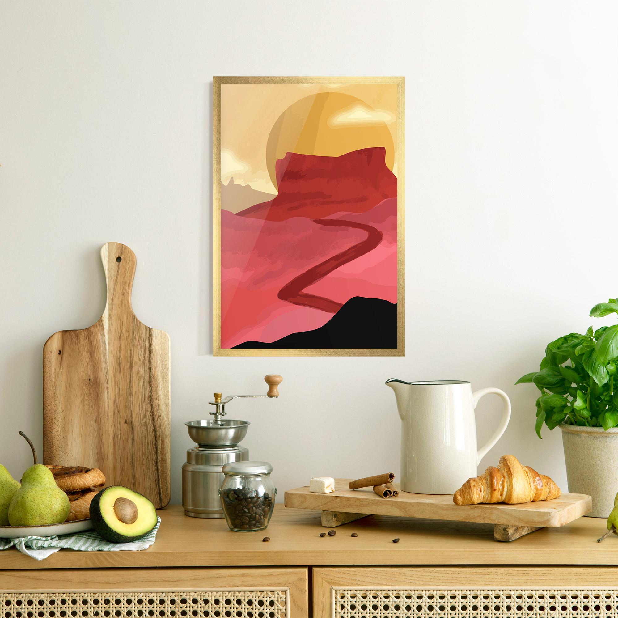 Poster Înrămat Mars Dune mockup 8