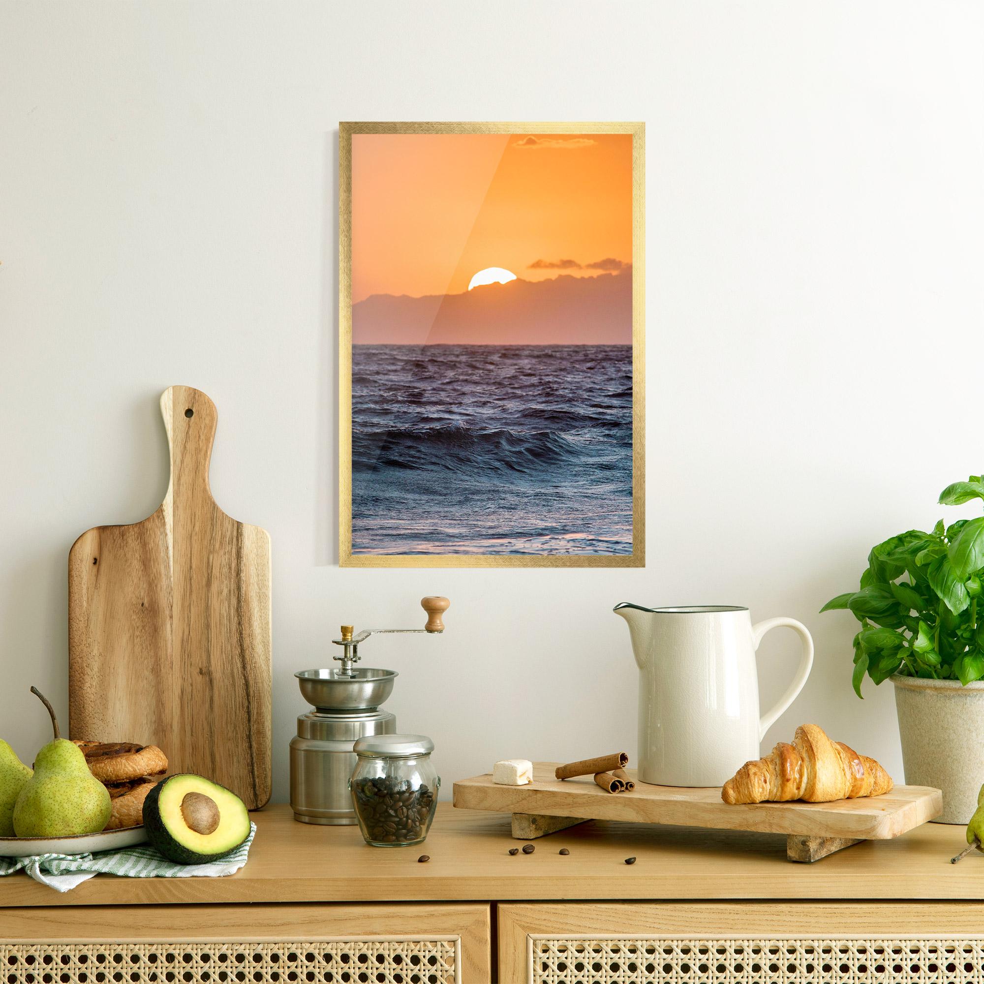 Poster Înrămat Morning Waves mockup 8