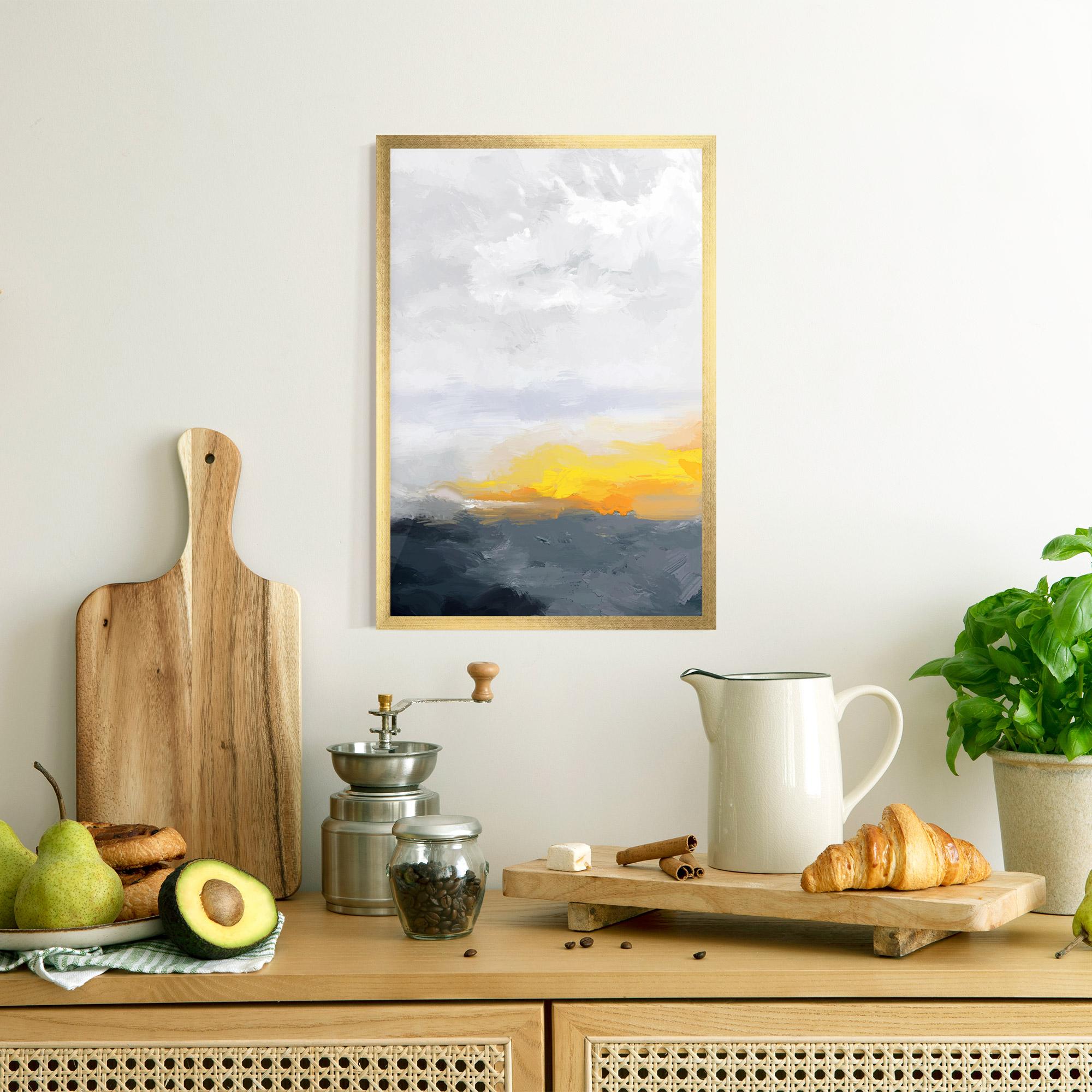 Poster Înrămat Sunset Light Art mockup 8