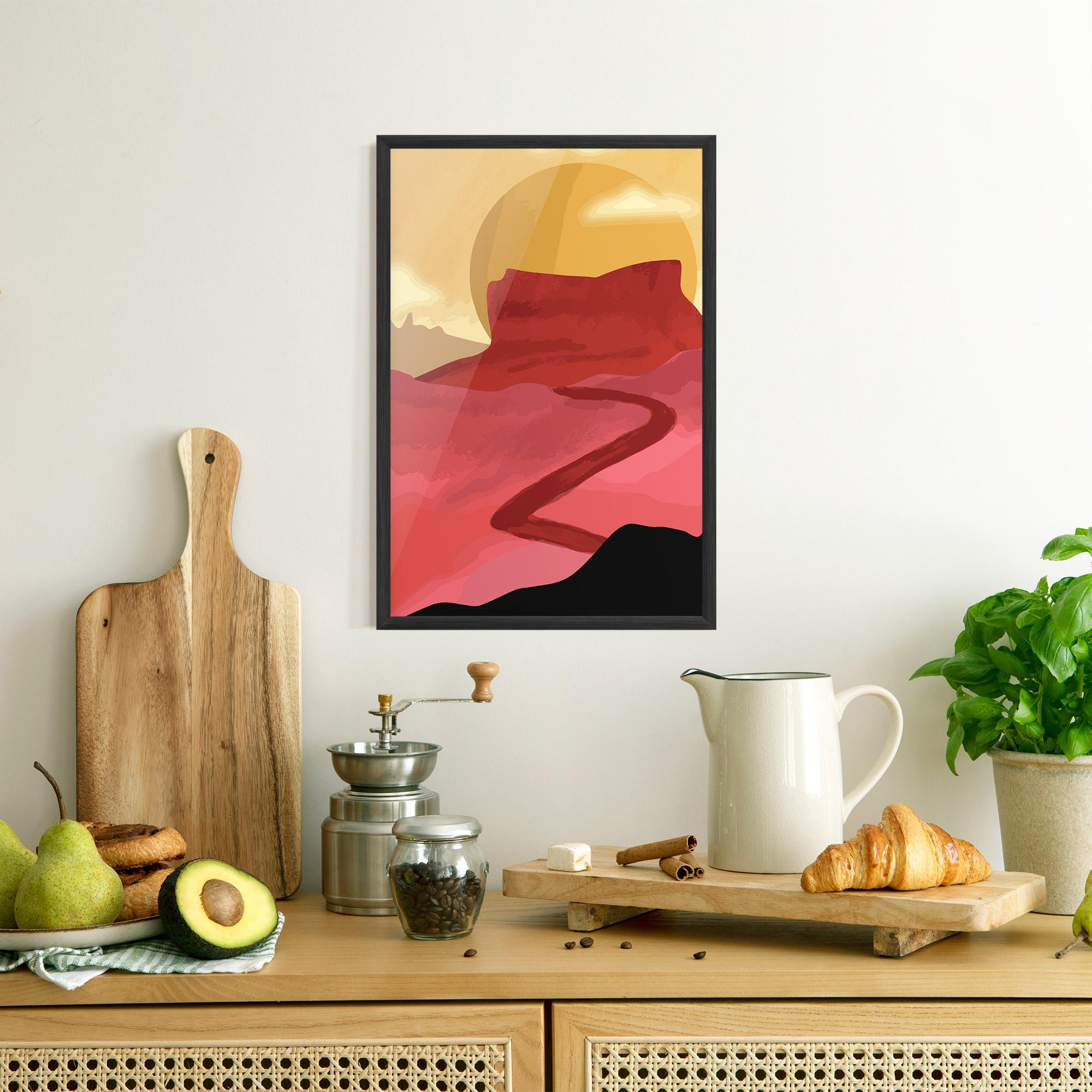 Poster Înrămat Mars Dune mockup 8