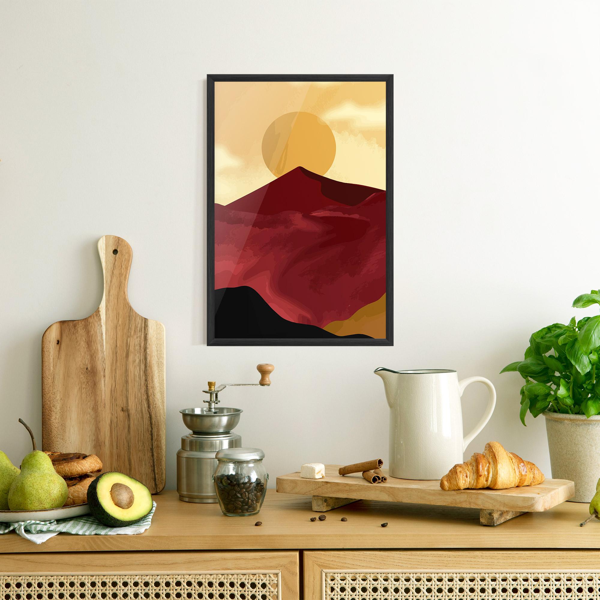 Poster Înrămat Mars Dune1 mockup 8