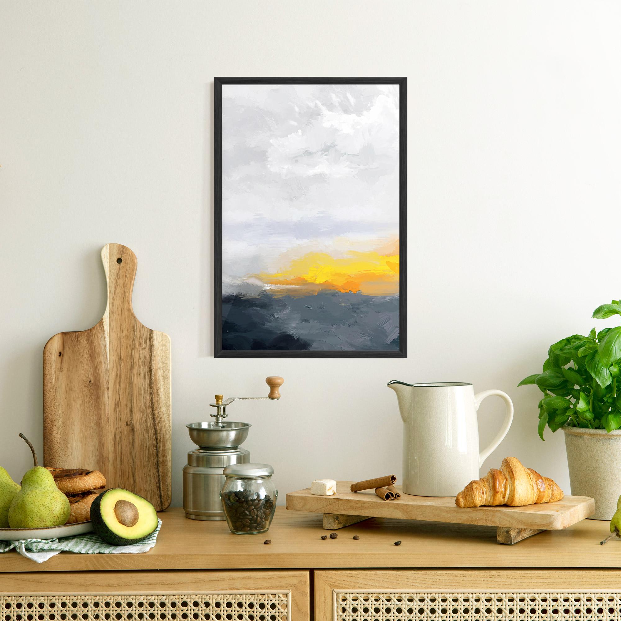 Poster Înrămat Sunset Light Art mockup 8