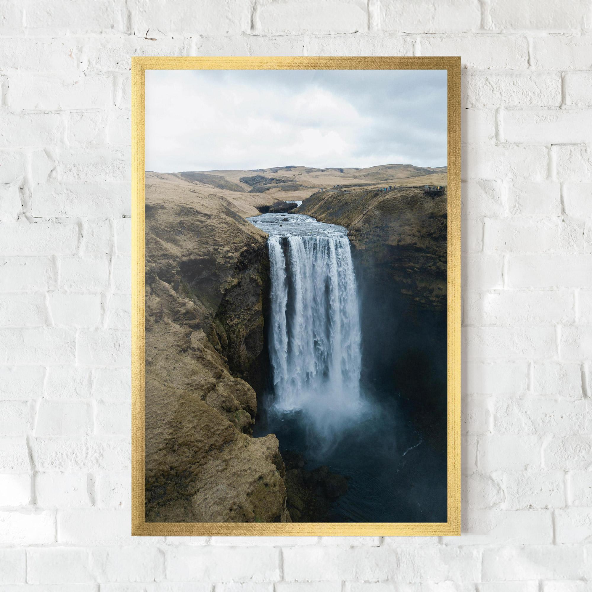 Poster Înrămat Desert Vibe Waterfall mockup 0