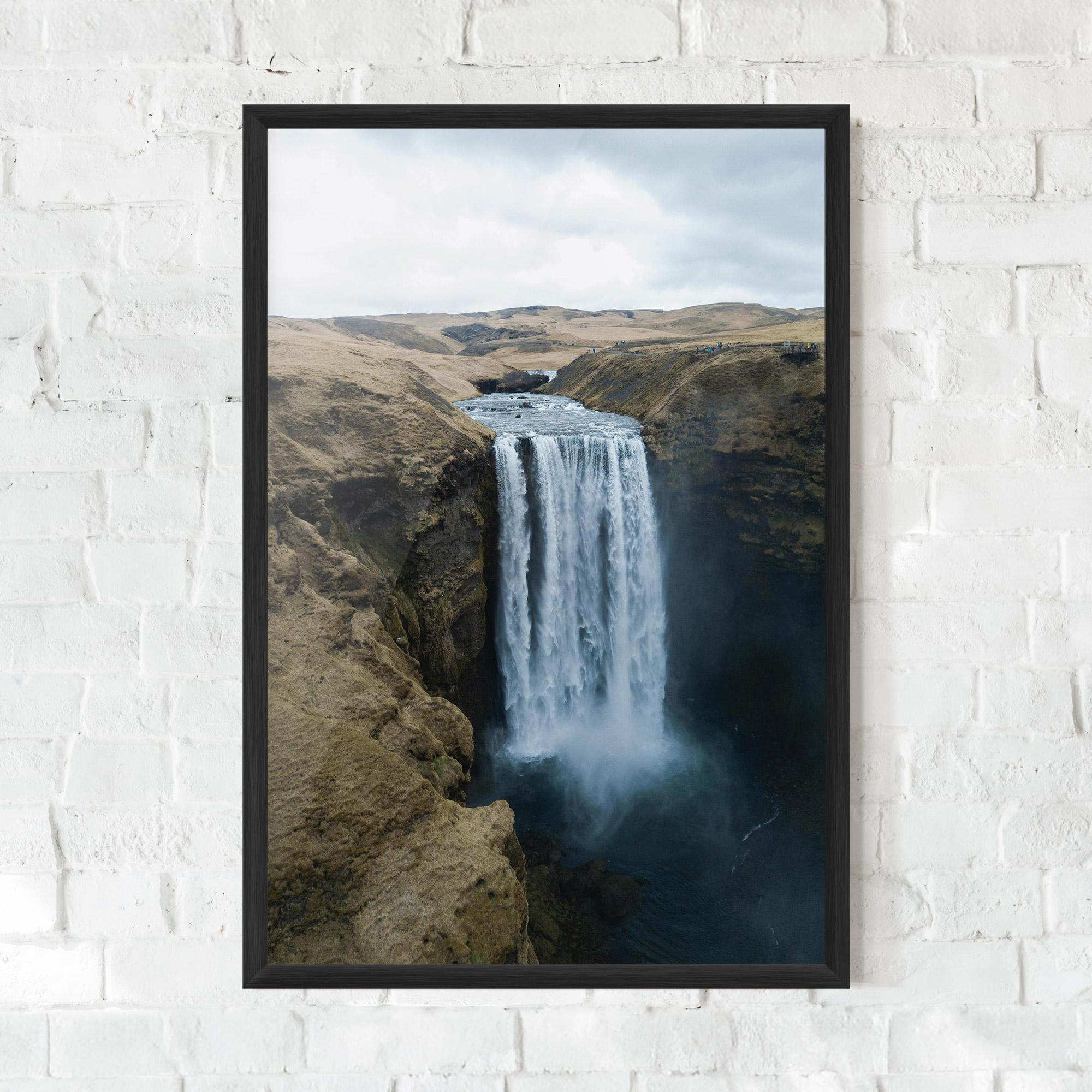Poster Înrămat Desert Vibe Waterfall mockup 0