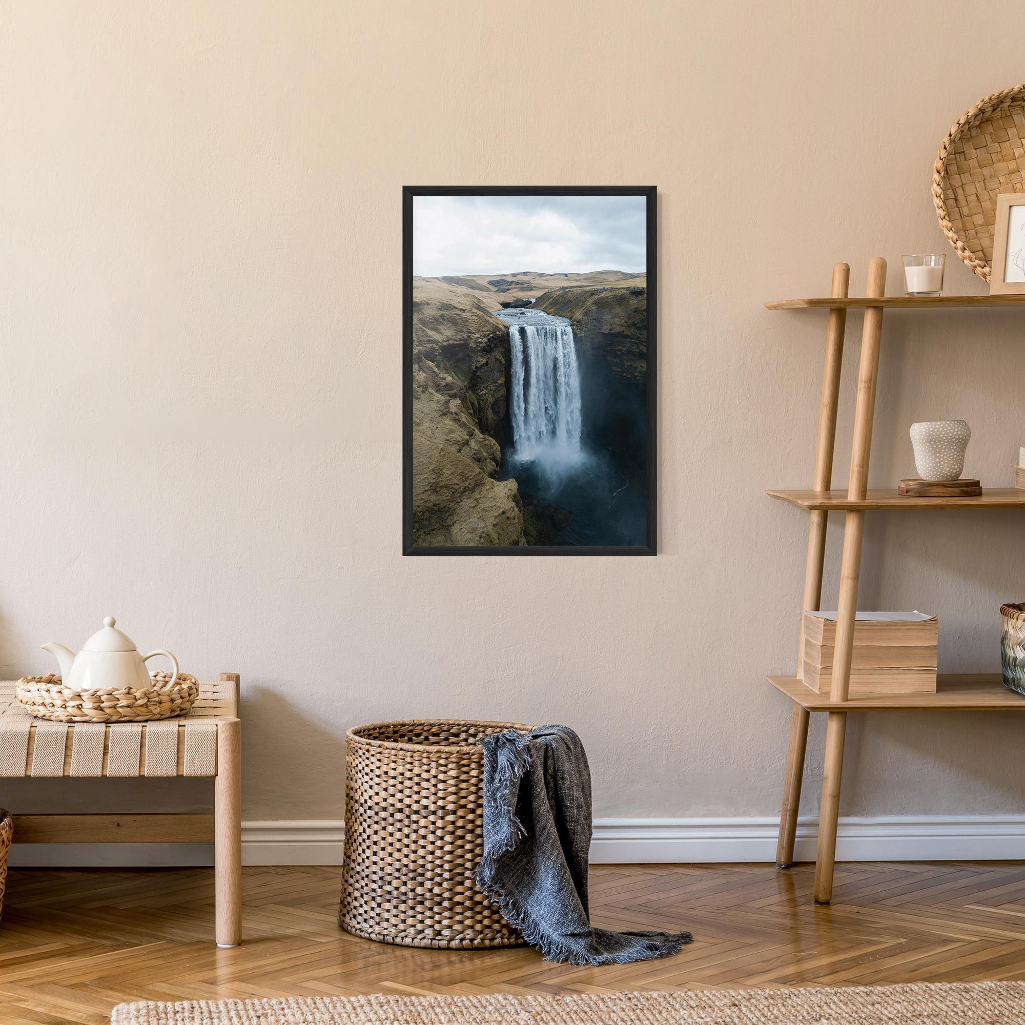 Poster Înrămat Desert Vibe Waterfall mockup 9