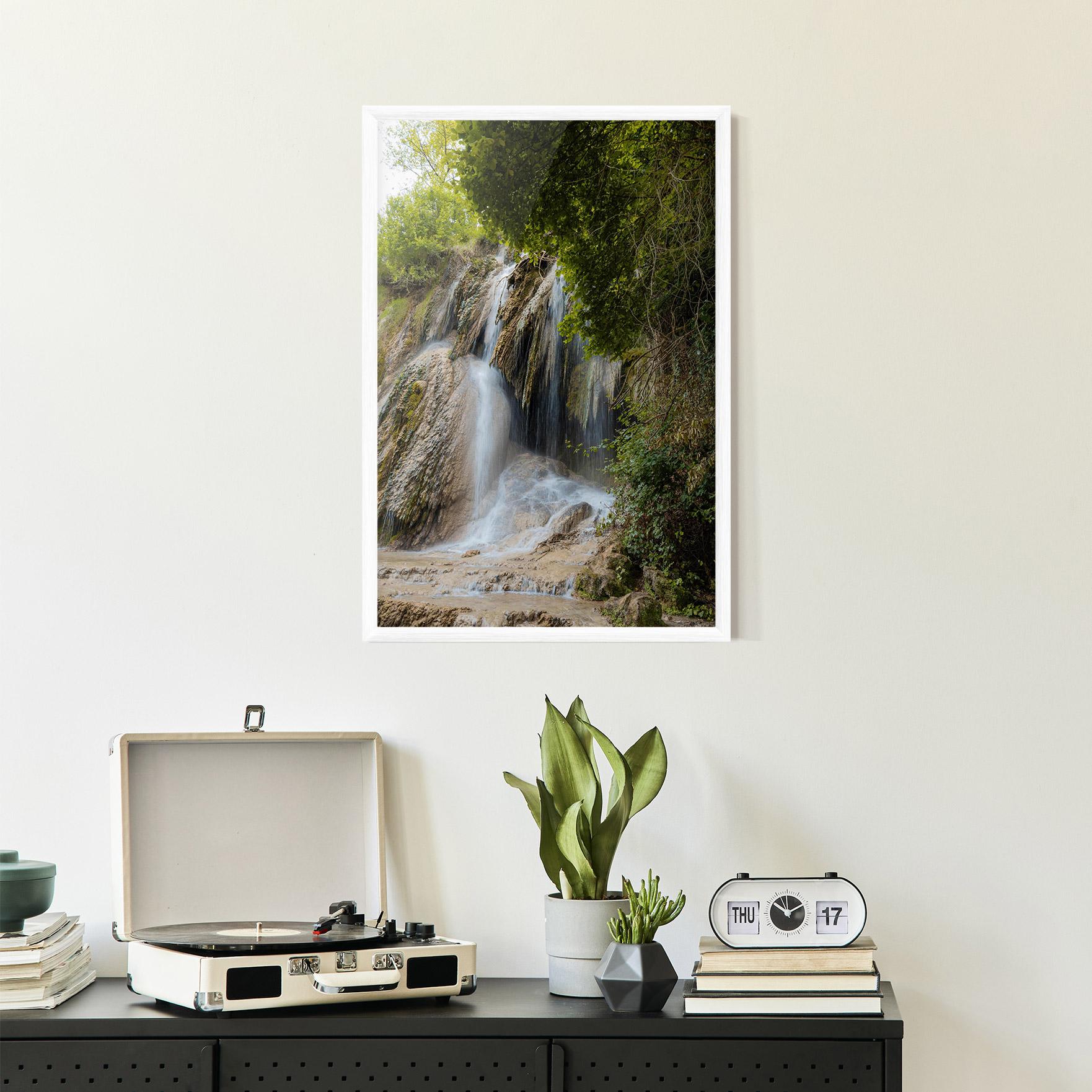 Poster Înrămat Forest Waterfall View mockup 2