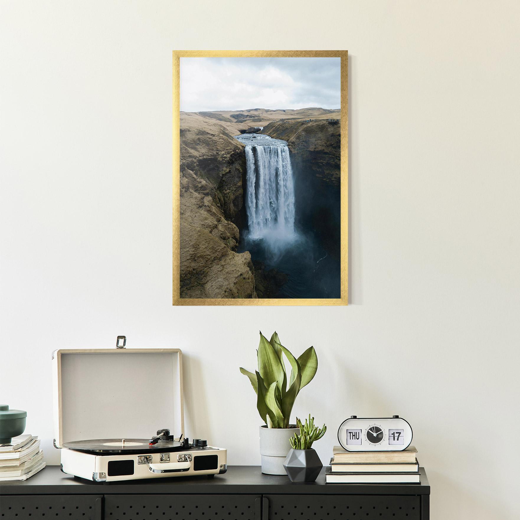 Poster Înrămat Desert Vibe Waterfall mockup 2