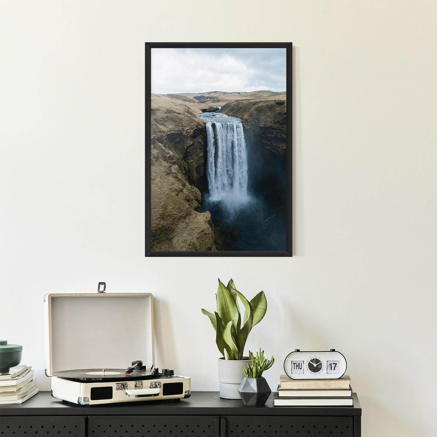 Poster Înrămat Desert Vibe Waterfall mockup 2
