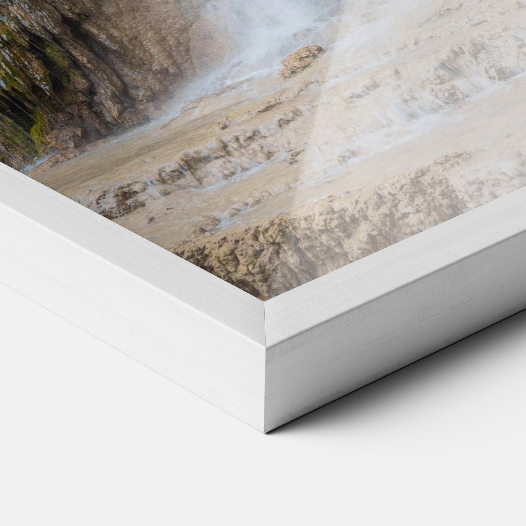 Poster Înrămat Forest Waterfall View mockup 3