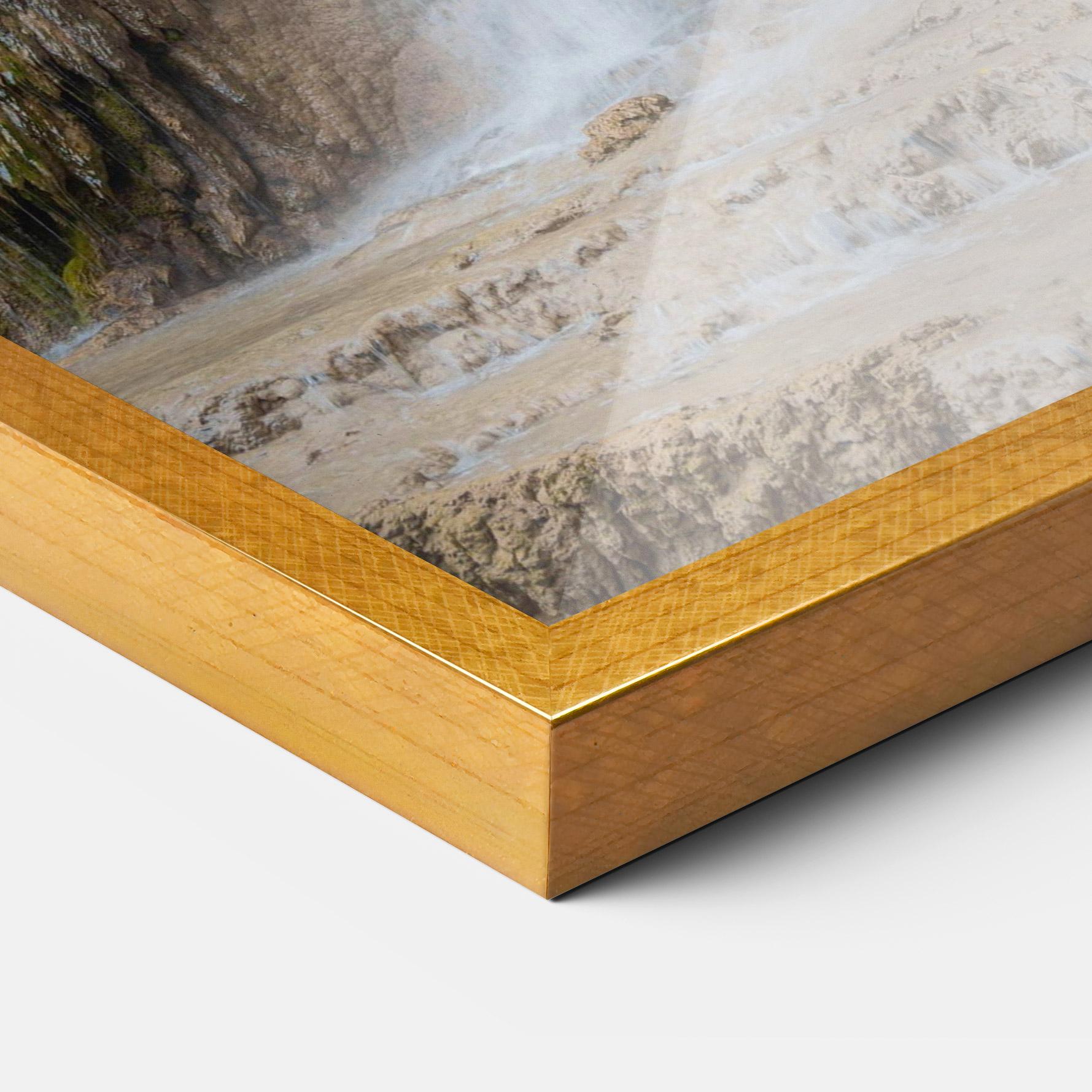 Poster Înrămat Forest Waterfall View mockup 3