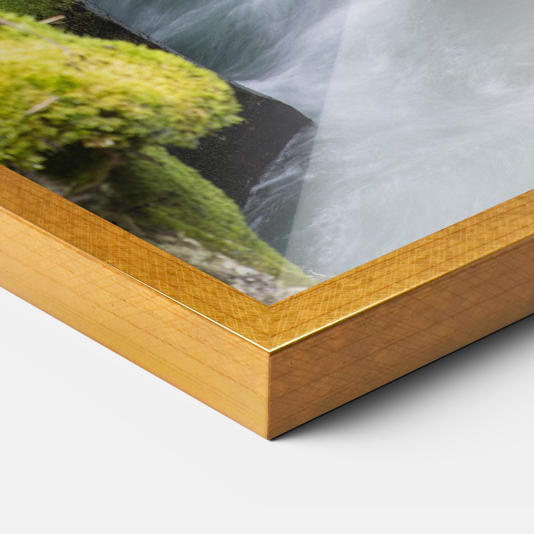 Poster Înrămat Water Falling Forest mockup 3