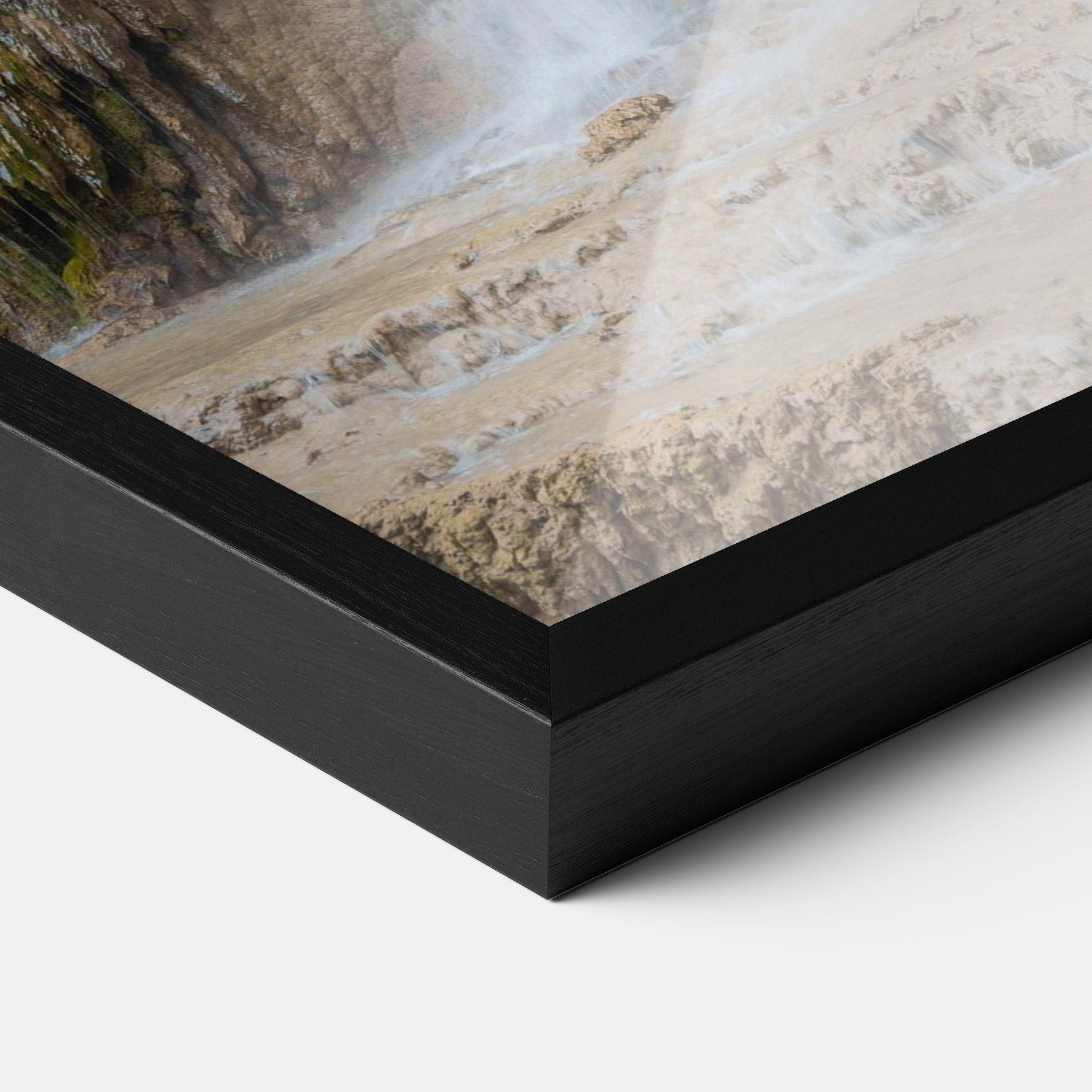 Poster Înrămat Forest Waterfall View mockup 3