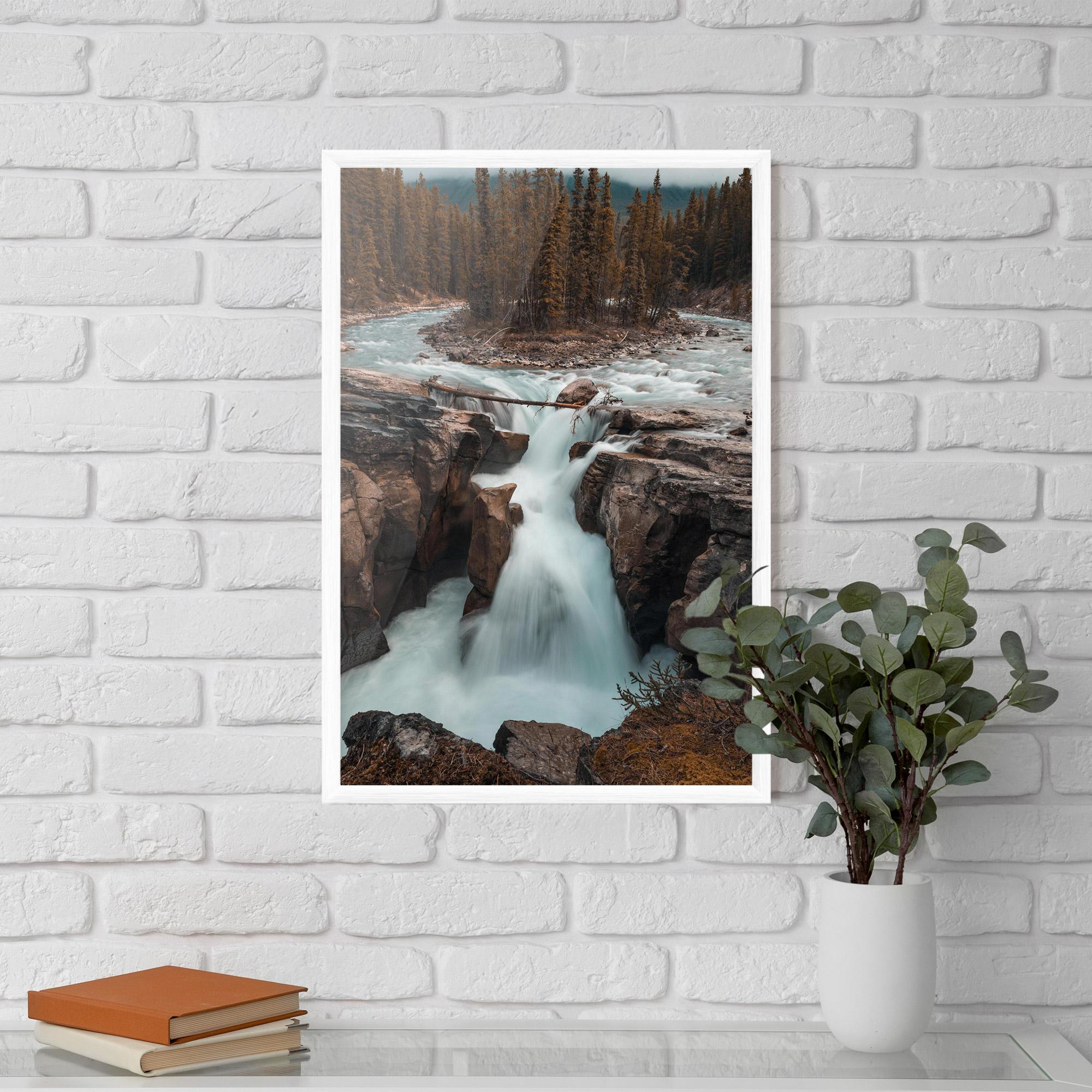 Poster Înrămat Orange Trees Waterfall mockup 5