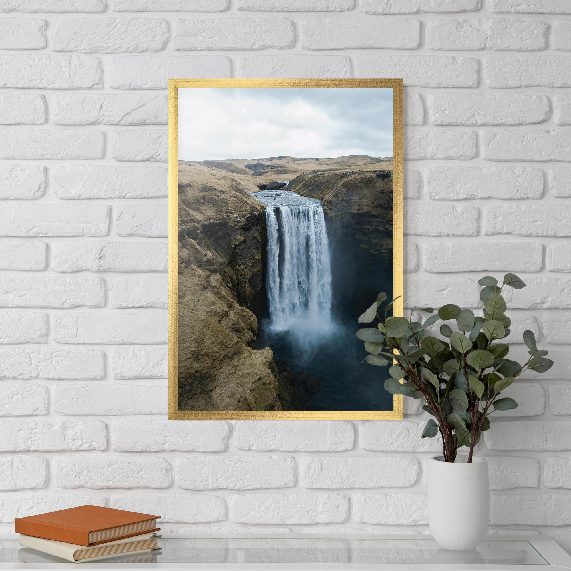 Poster Înrămat Desert Vibe Waterfall mockup 5