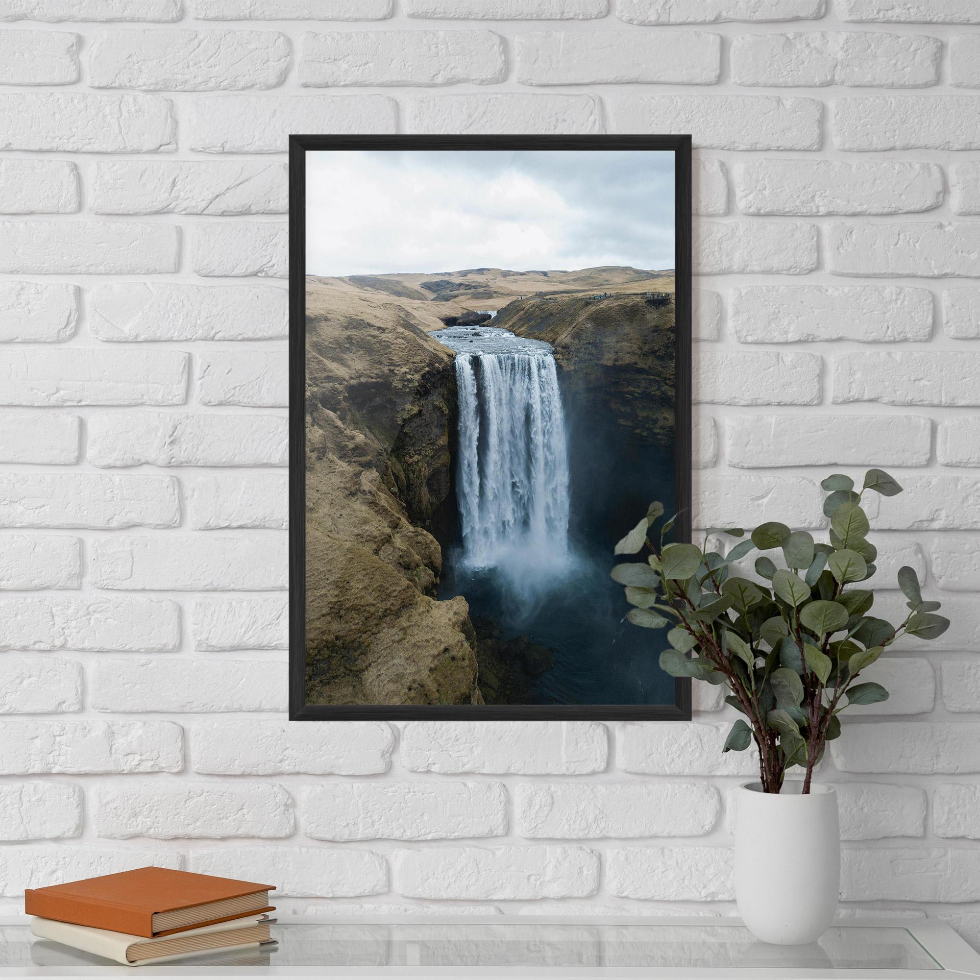 Poster Înrămat Desert Vibe Waterfall mockup 5