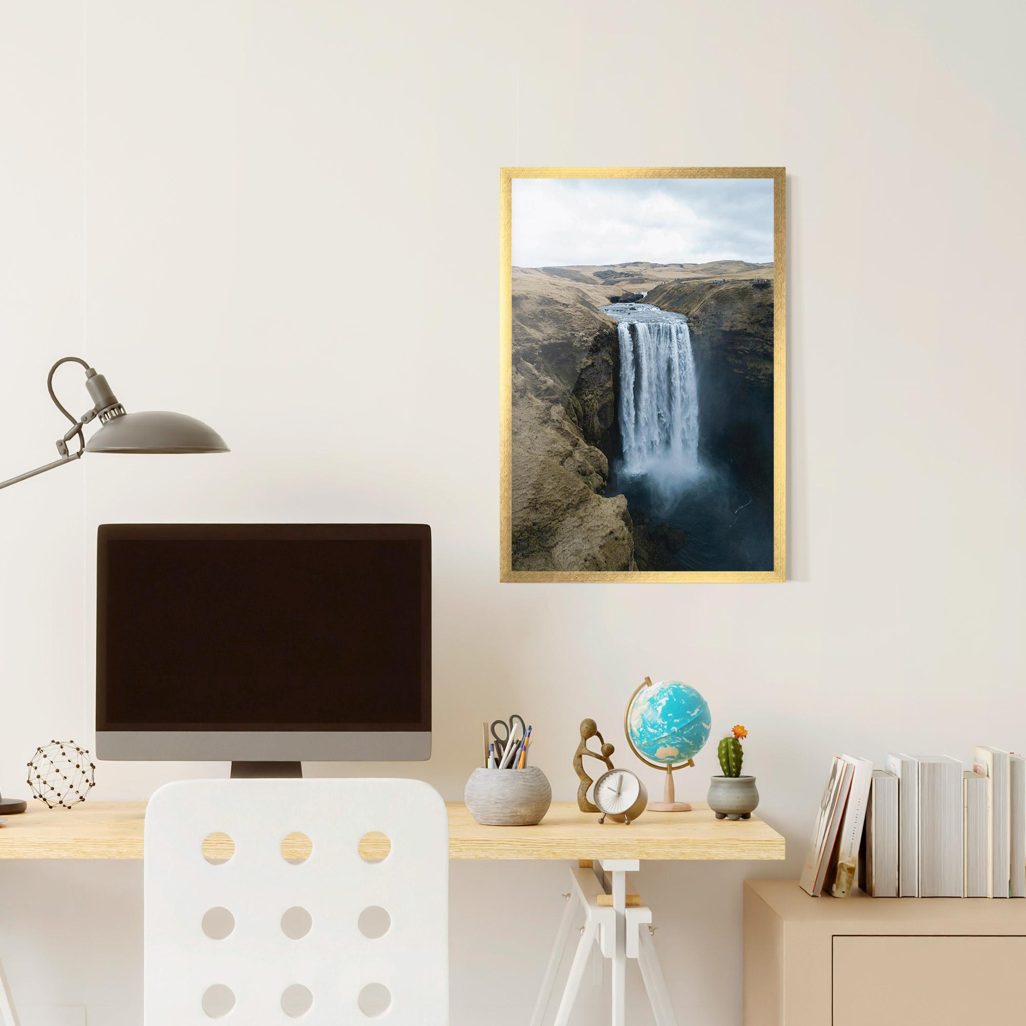 Poster Înrămat Desert Vibe Waterfall mockup 6