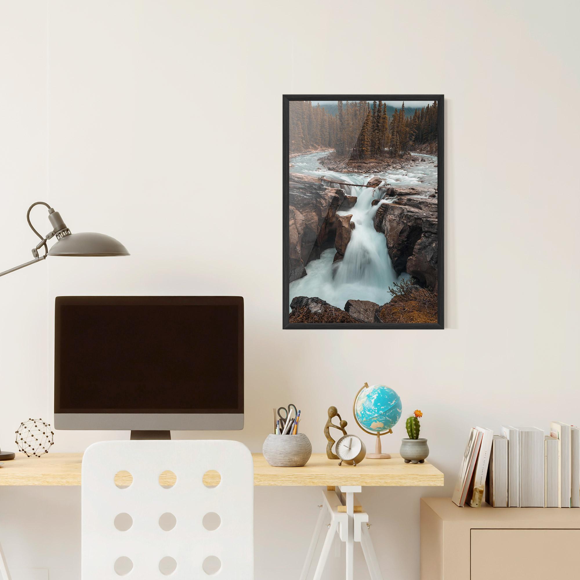 Poster Înrămat Orange Trees Waterfall mockup 6