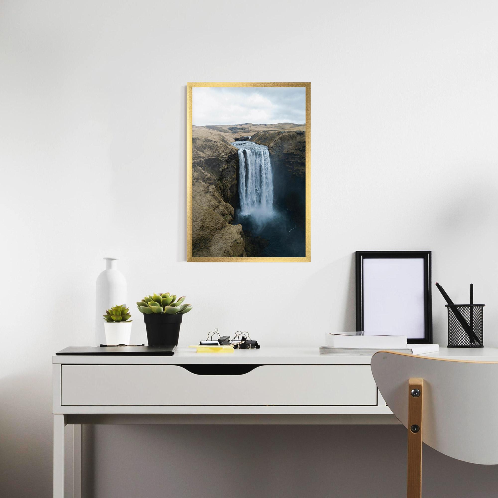 Poster Înrămat Desert Vibe Waterfall mockup 7