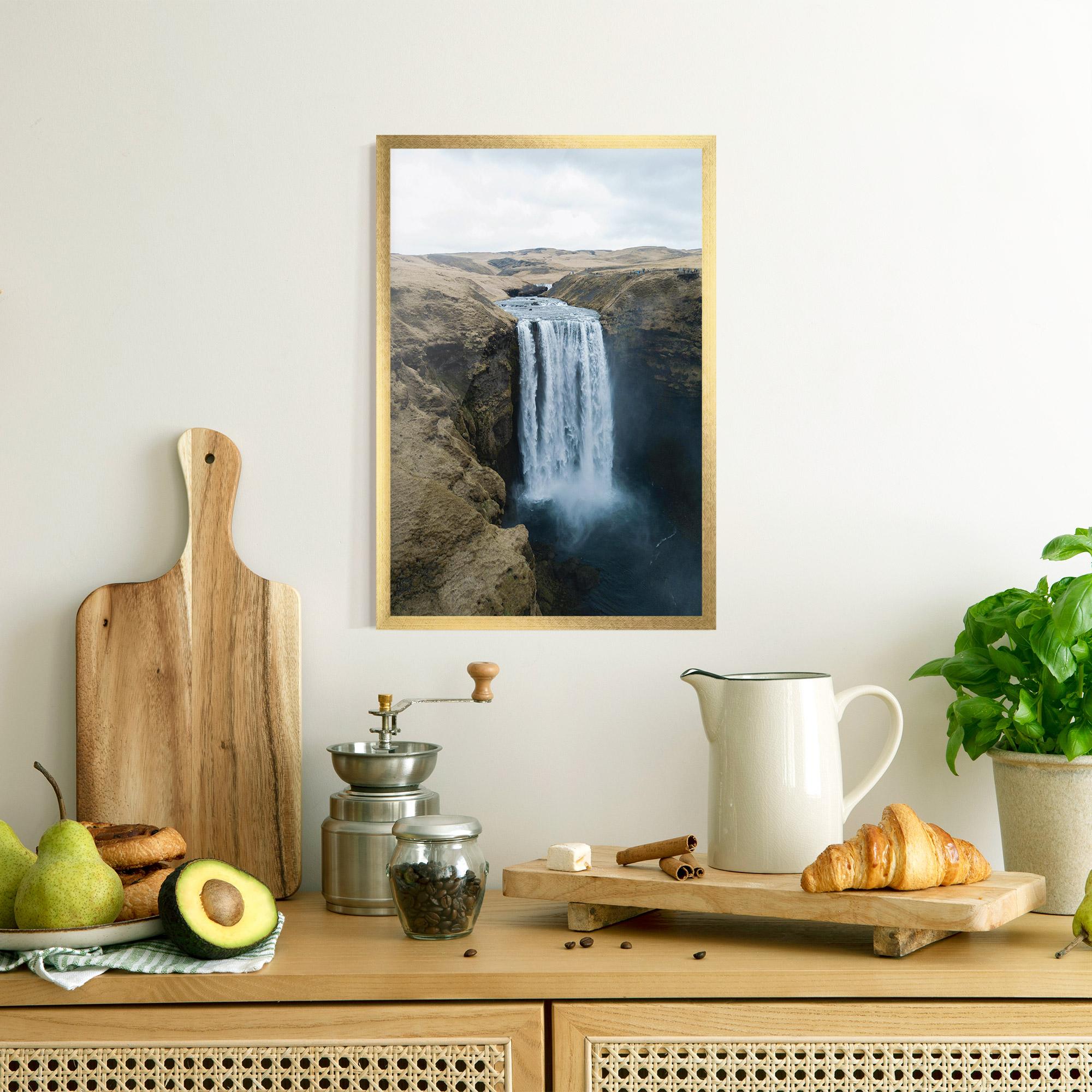 Poster Înrămat Desert Vibe Waterfall mockup 8