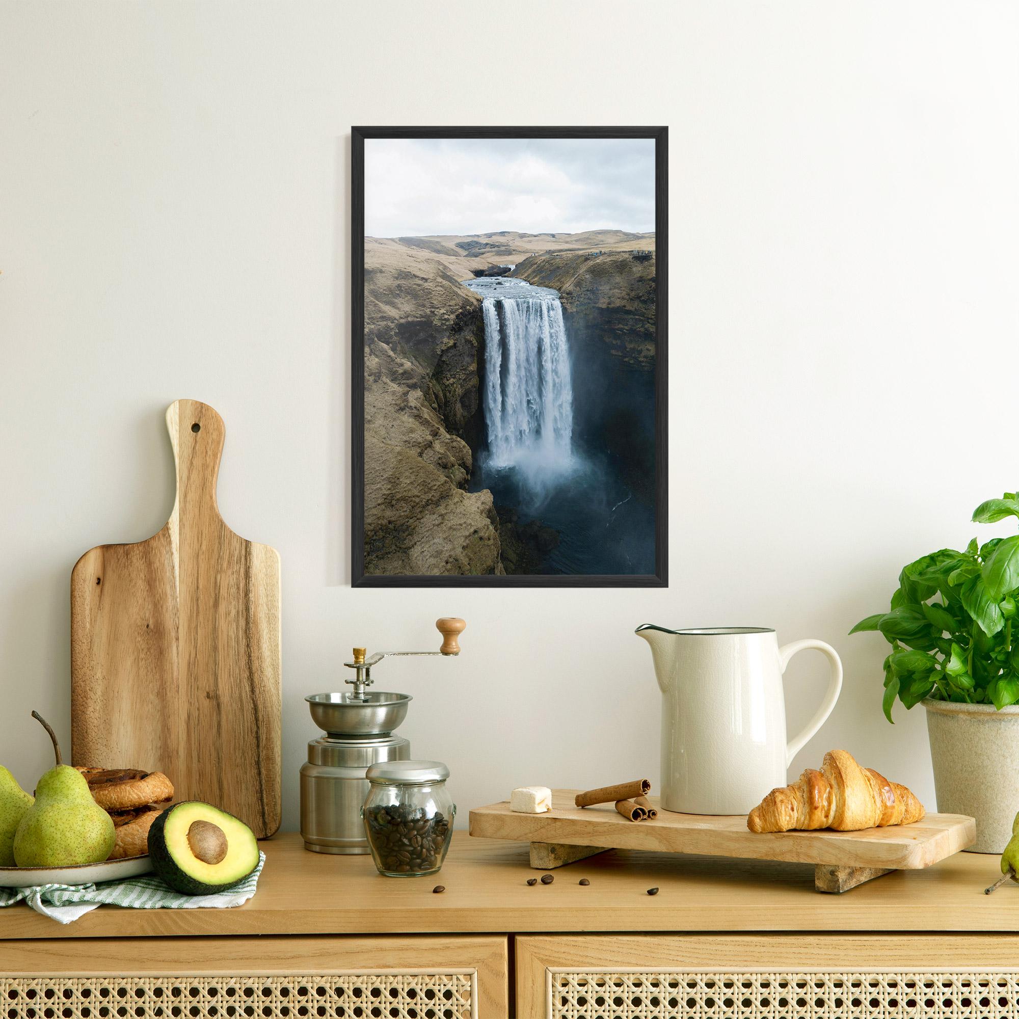 Poster Înrămat Desert Vibe Waterfall mockup 8