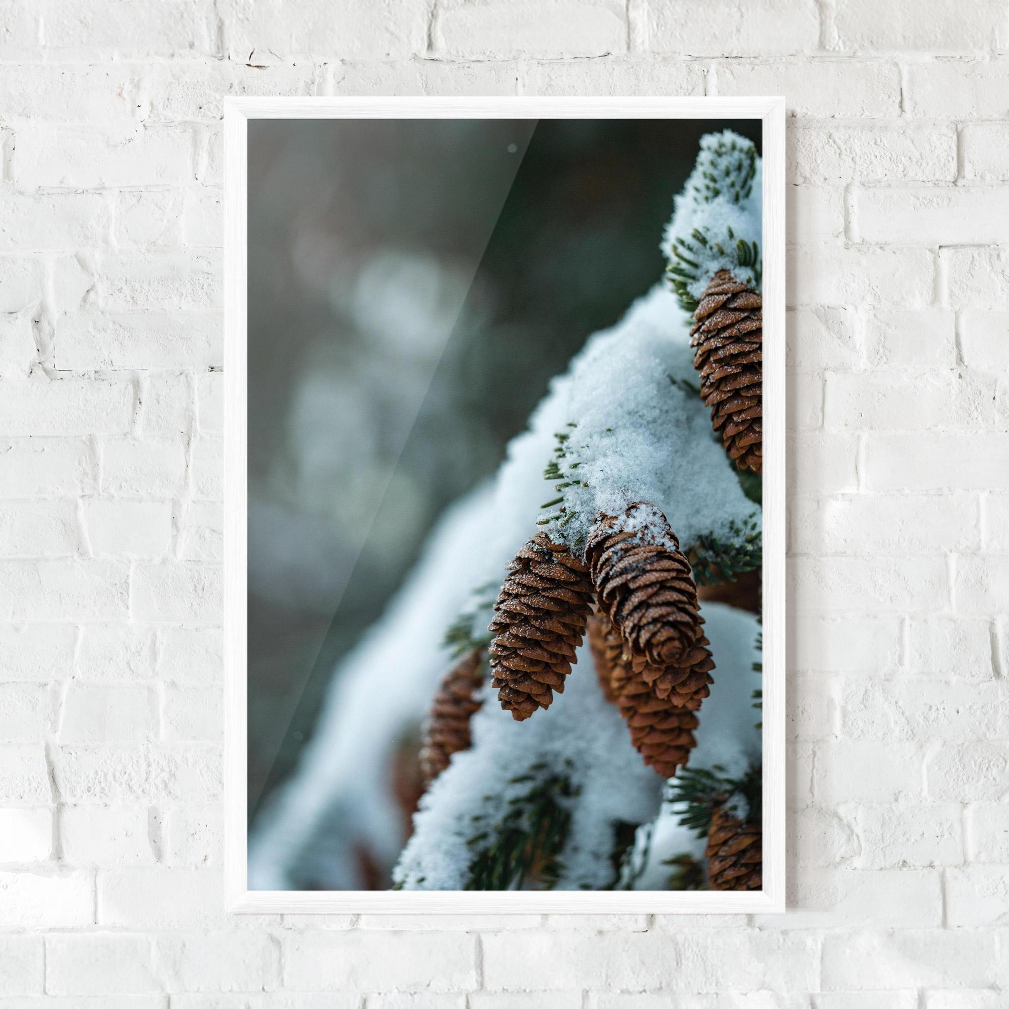 Poster Înrămat Pretty Snow Cones mockup 0