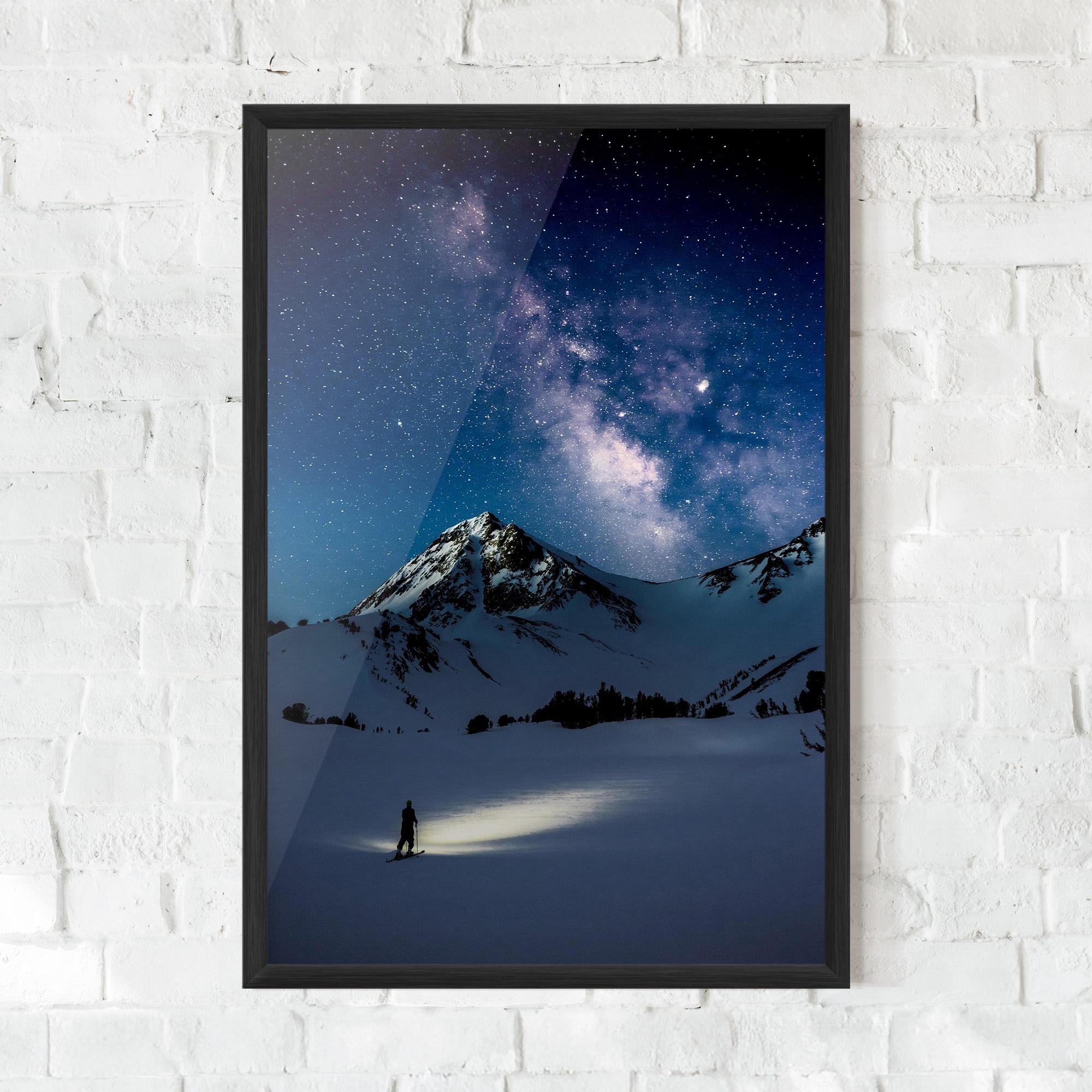 Poster Înrămat Pretty Sky Winter mockup 0