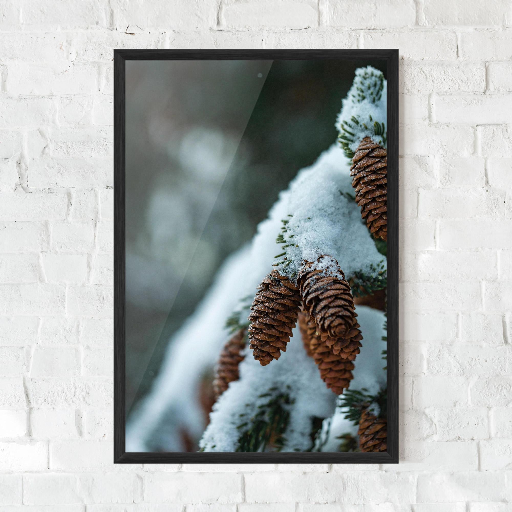 Poster Înrămat Pretty Snow Cones mockup 0