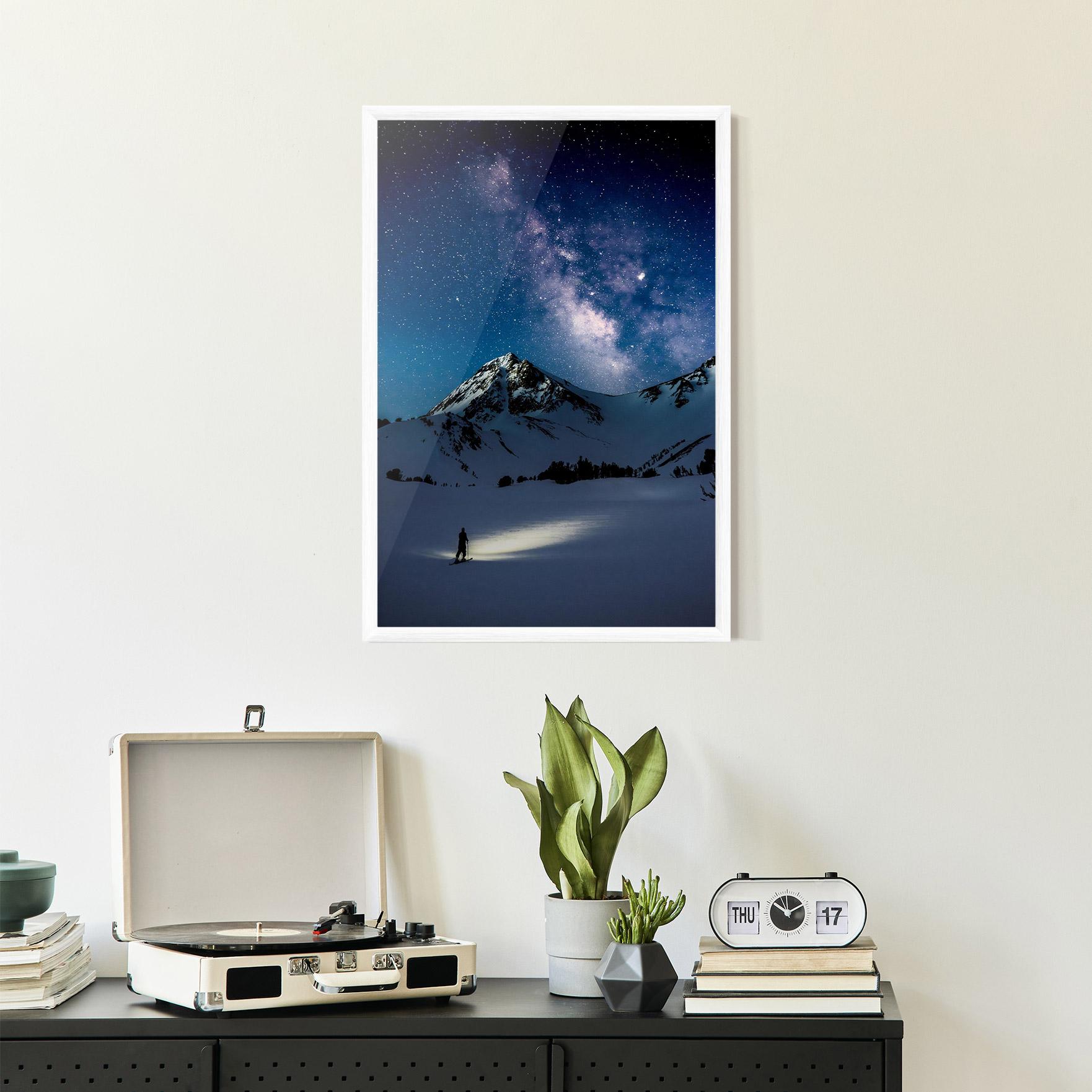 Poster Înrămat Pretty Sky Winter mockup 2