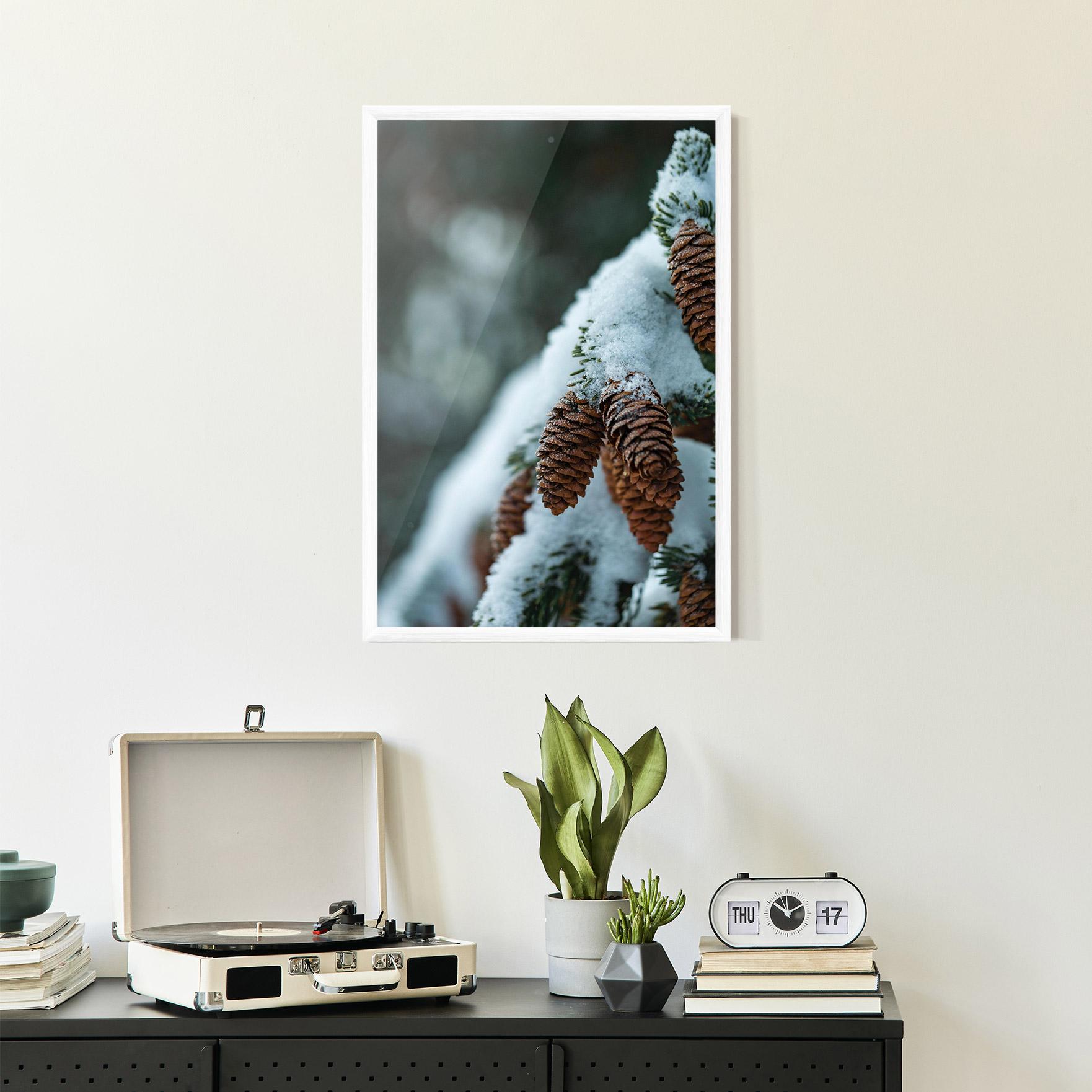 Poster Înrămat Pretty Snow Cones mockup 2