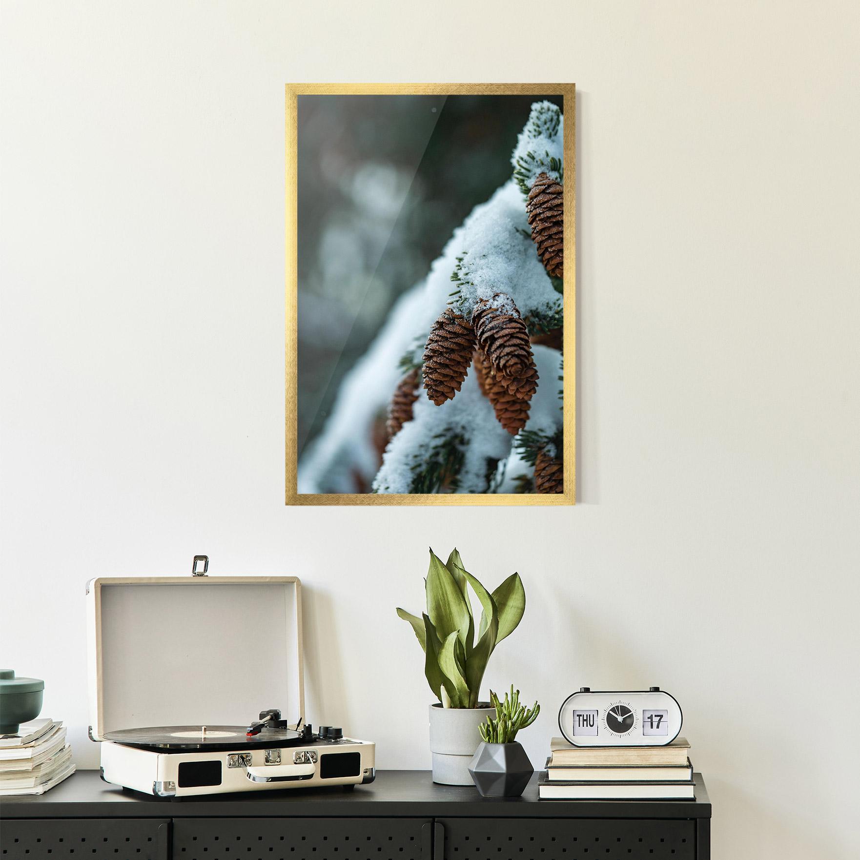 Poster Înrămat Pretty Snow Cones mockup 2