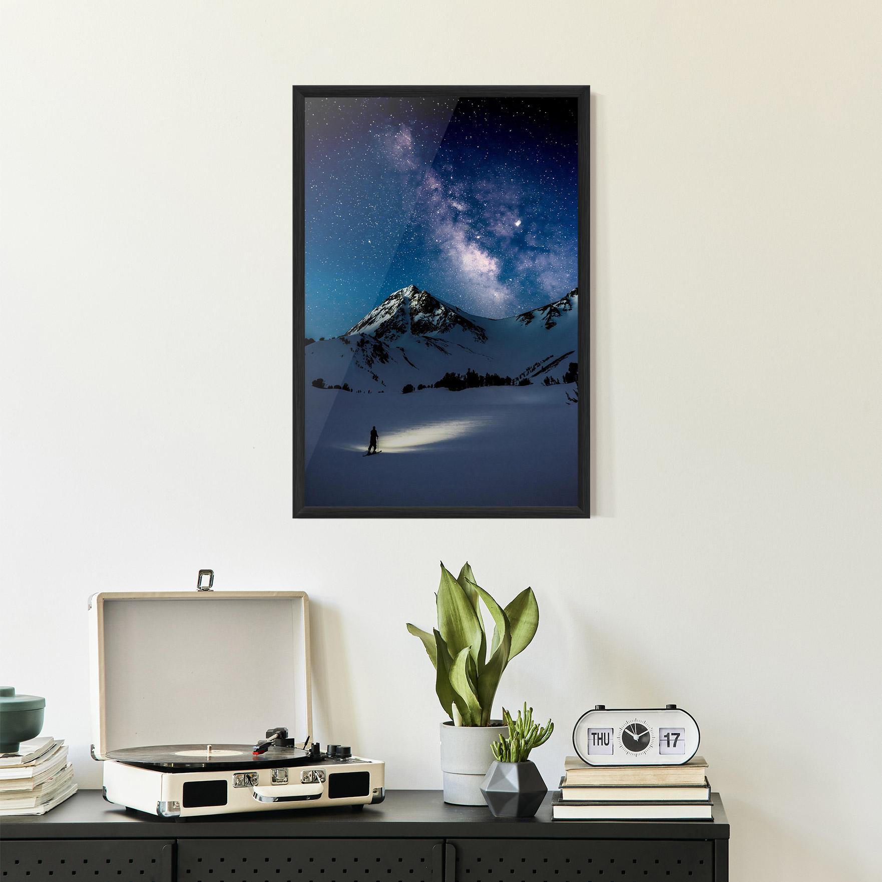 Poster Înrămat Pretty Sky Winter mockup 2