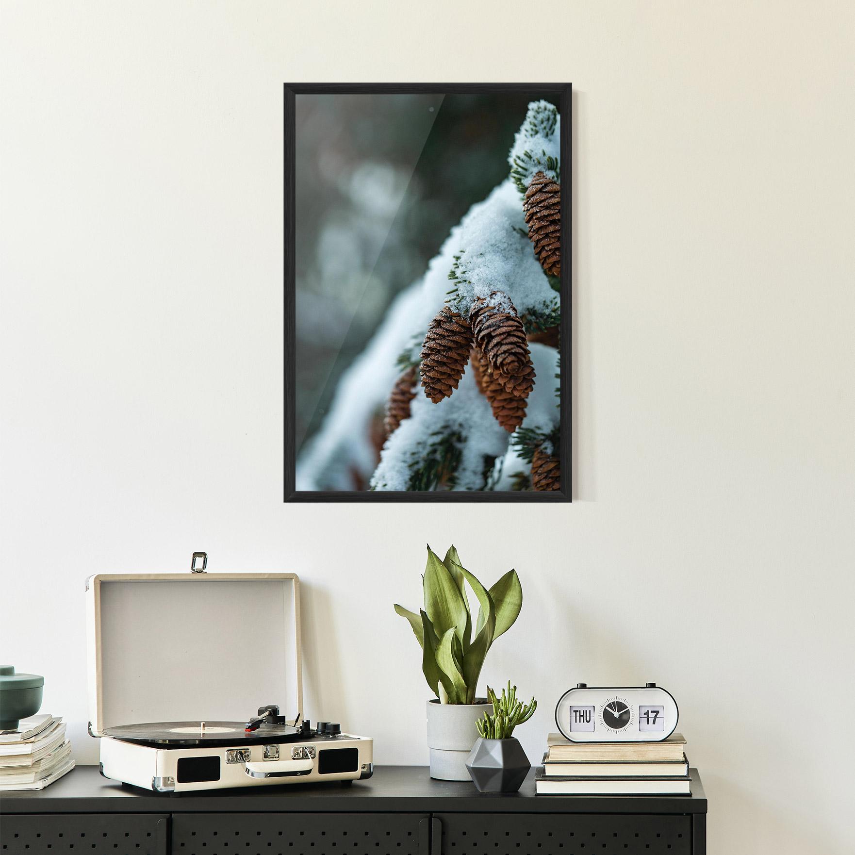 Poster Înrămat Pretty Snow Cones mockup 2