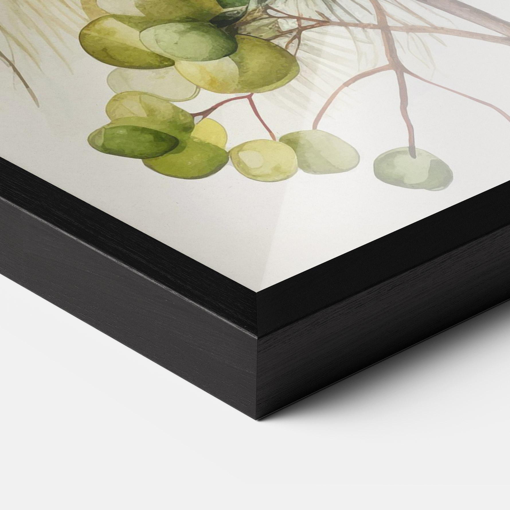 Poster Înrămat Brown Cones mockup 3