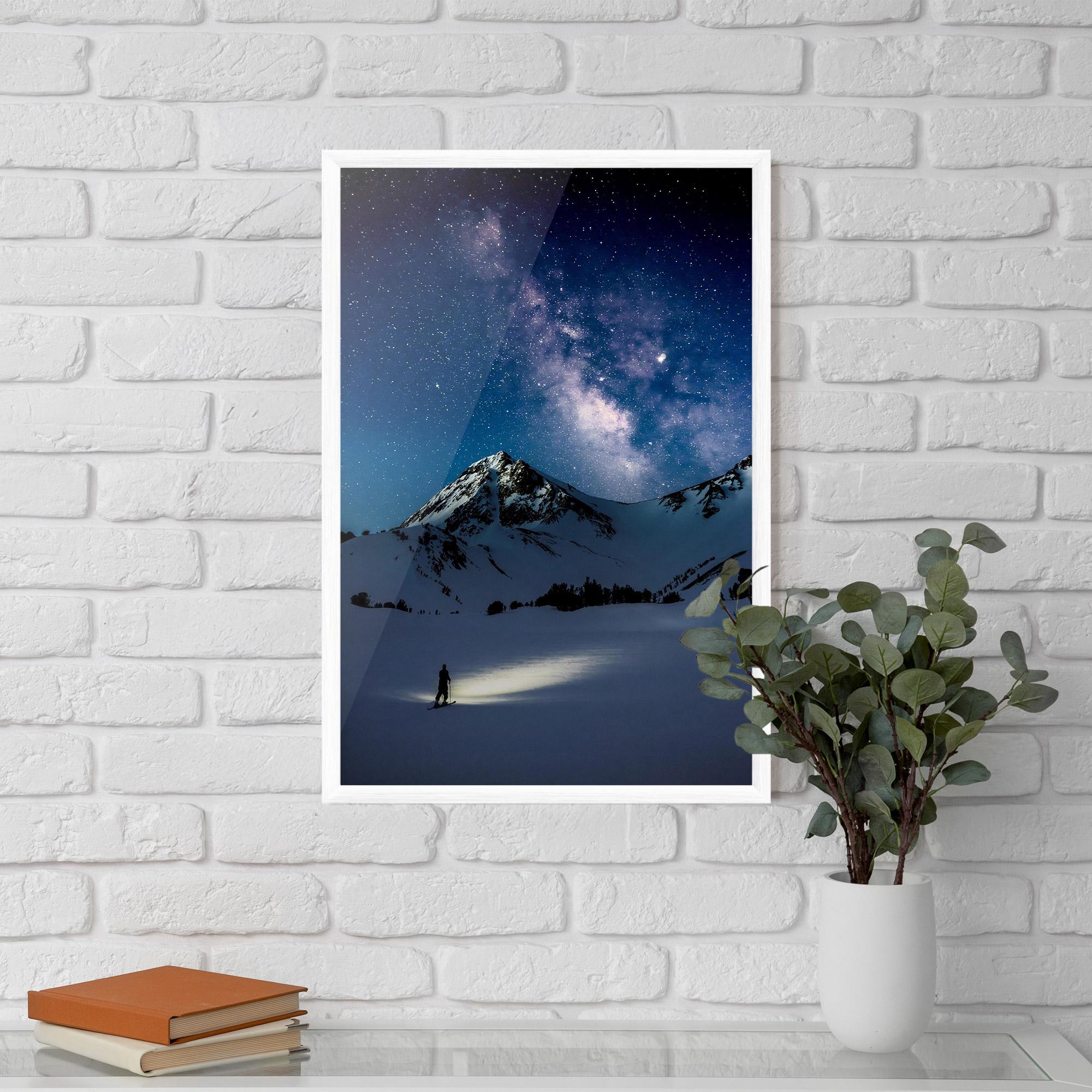 Poster Înrămat Pretty Sky Winter mockup 5