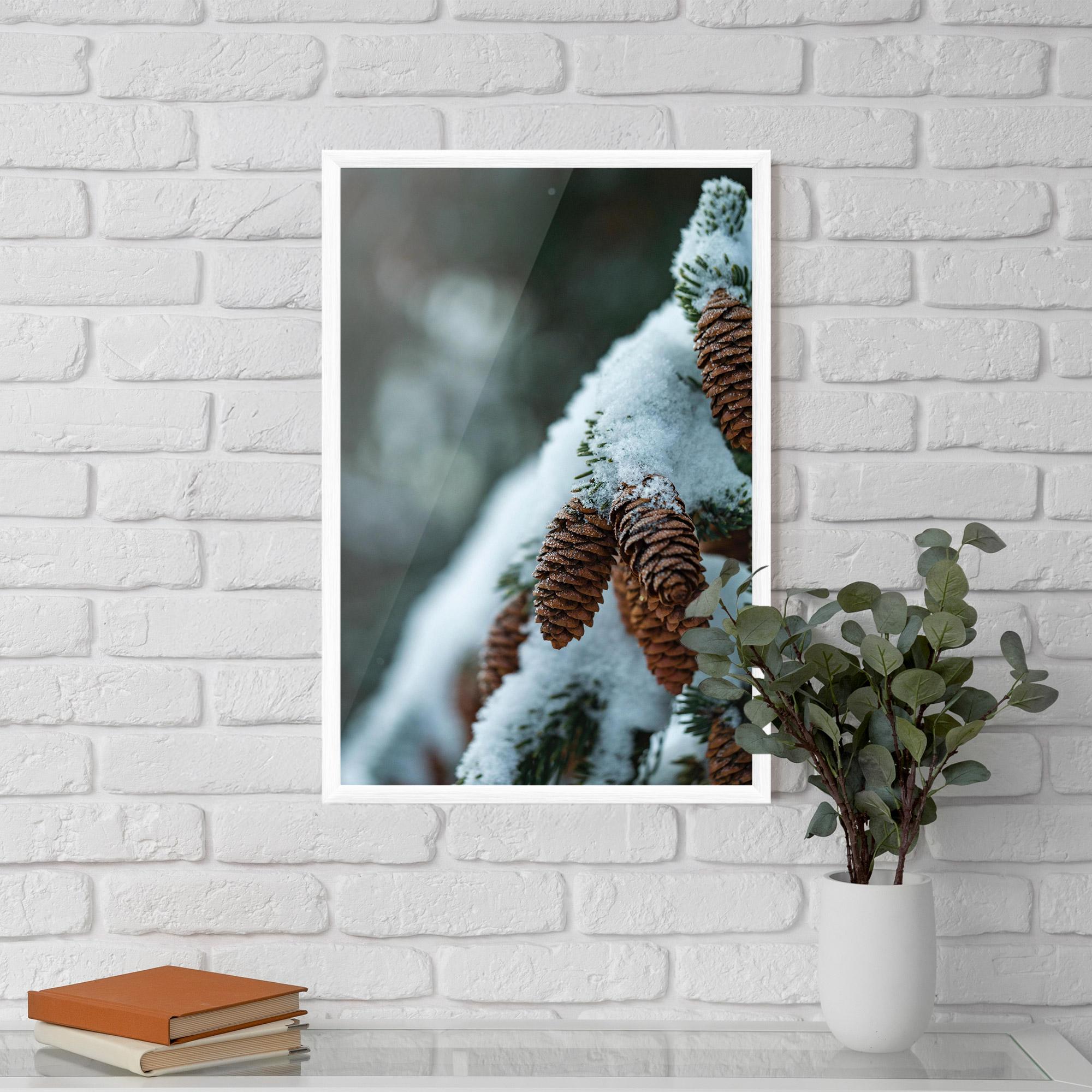 Poster Înrămat Pretty Snow Cones mockup 5