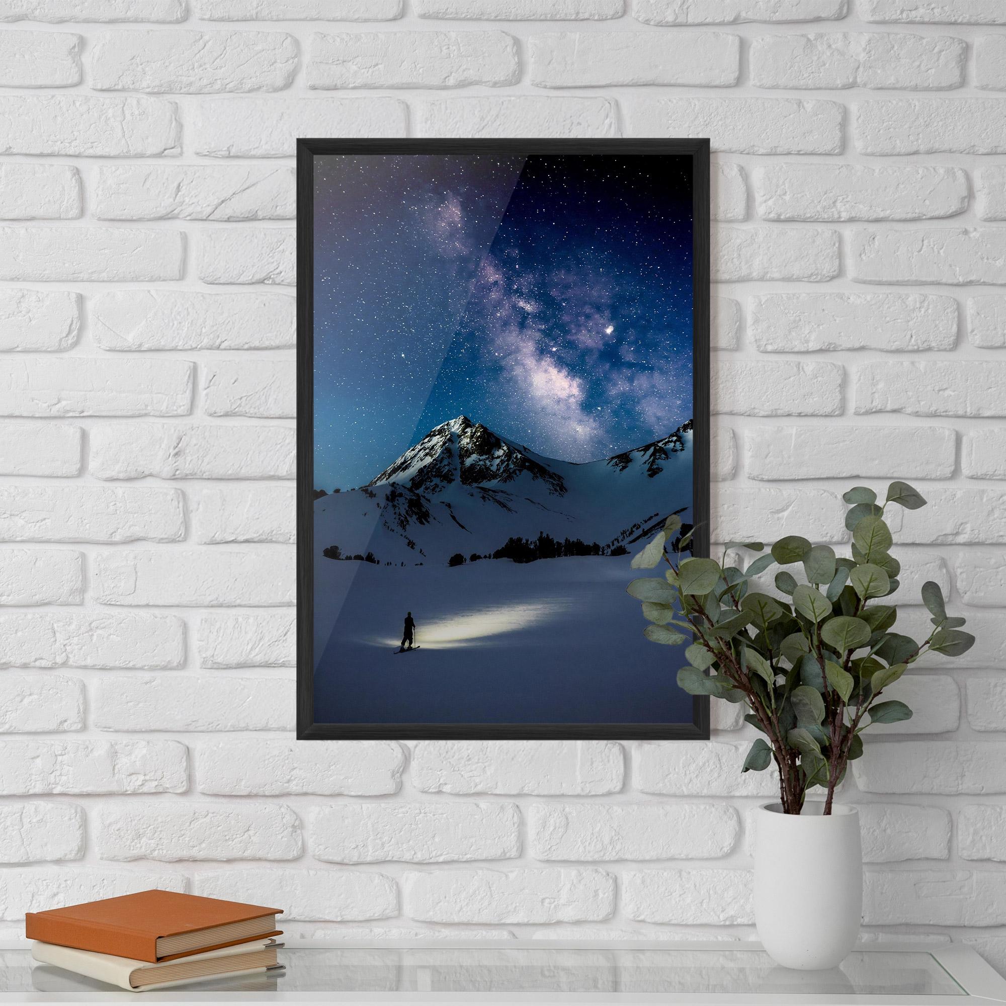 Poster Înrămat Pretty Sky Winter mockup 5