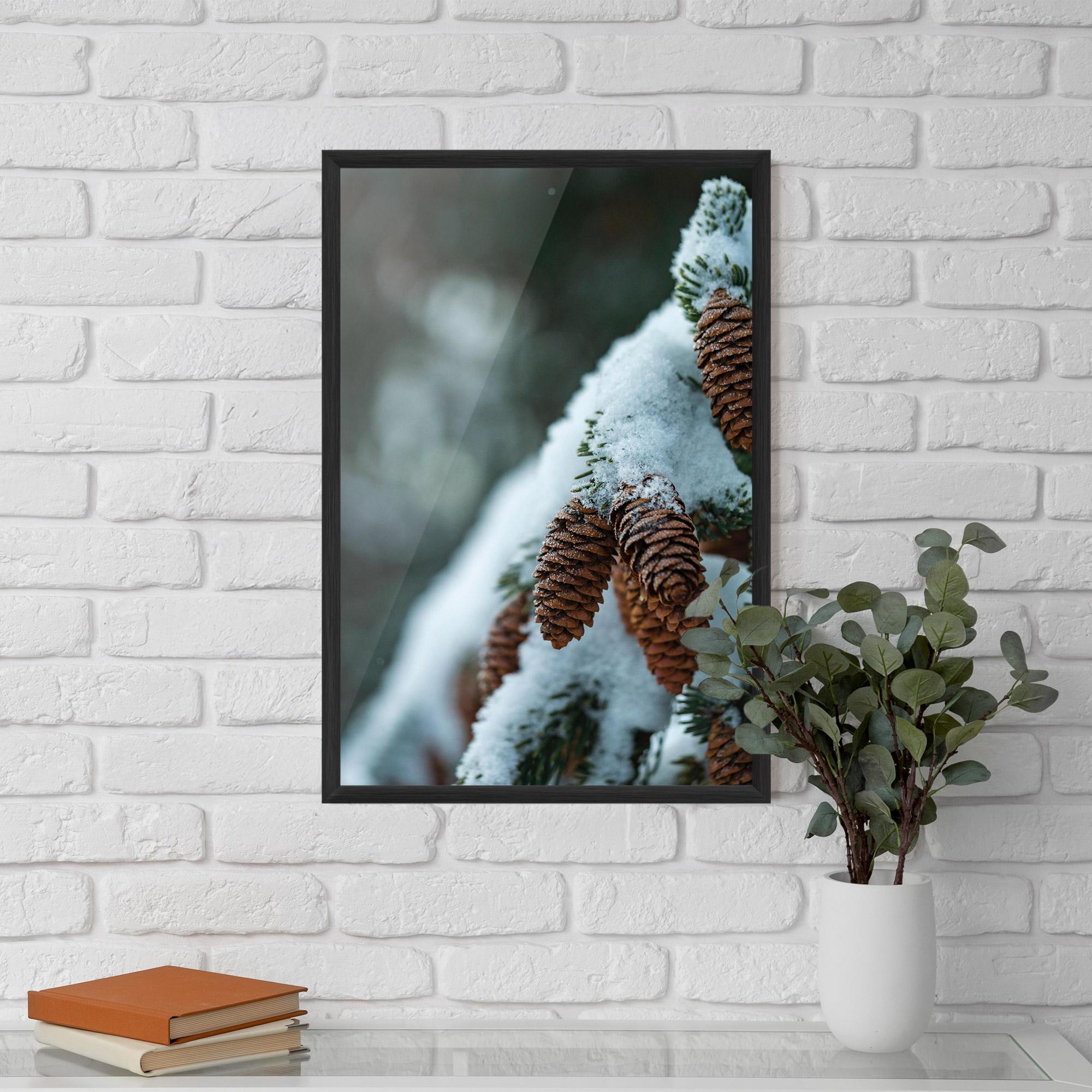 Poster Înrămat Pretty Snow Cones mockup 5