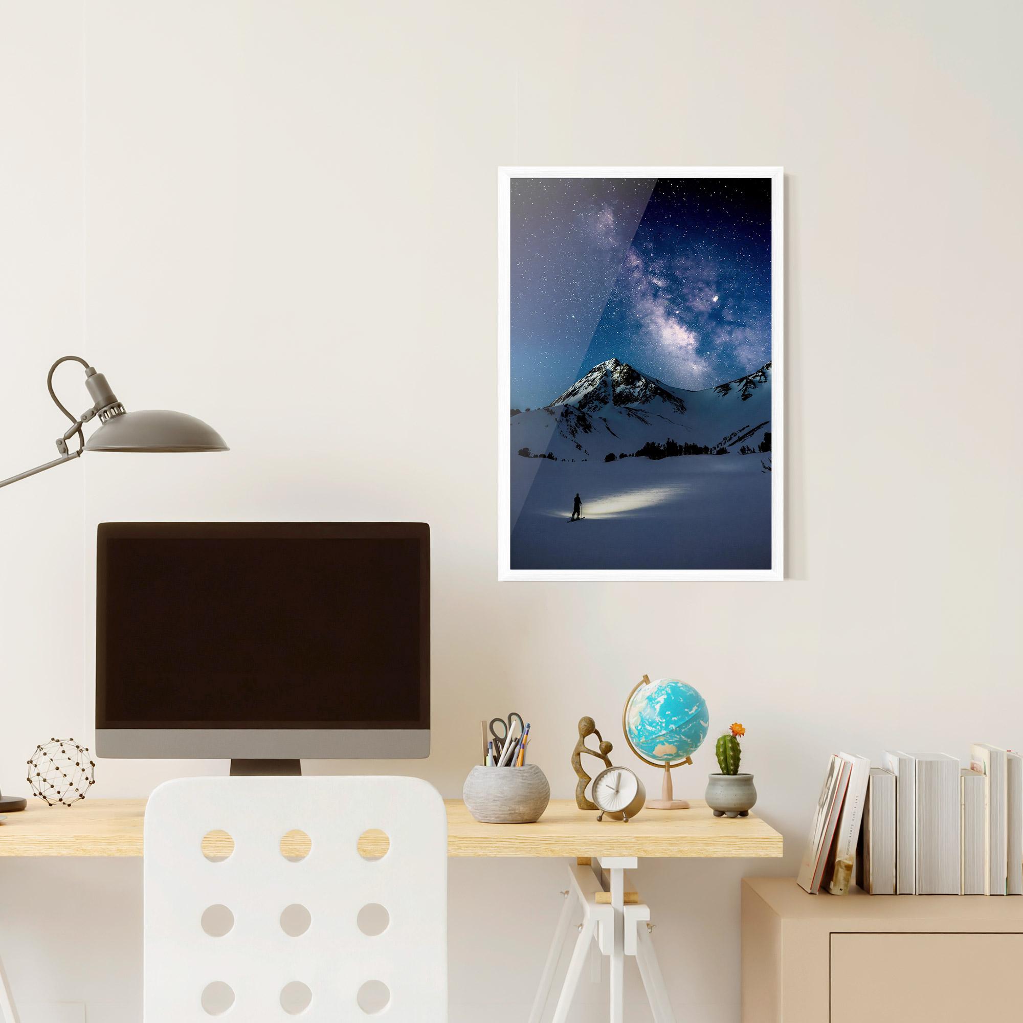 Poster Înrămat Pretty Sky Winter mockup 6
