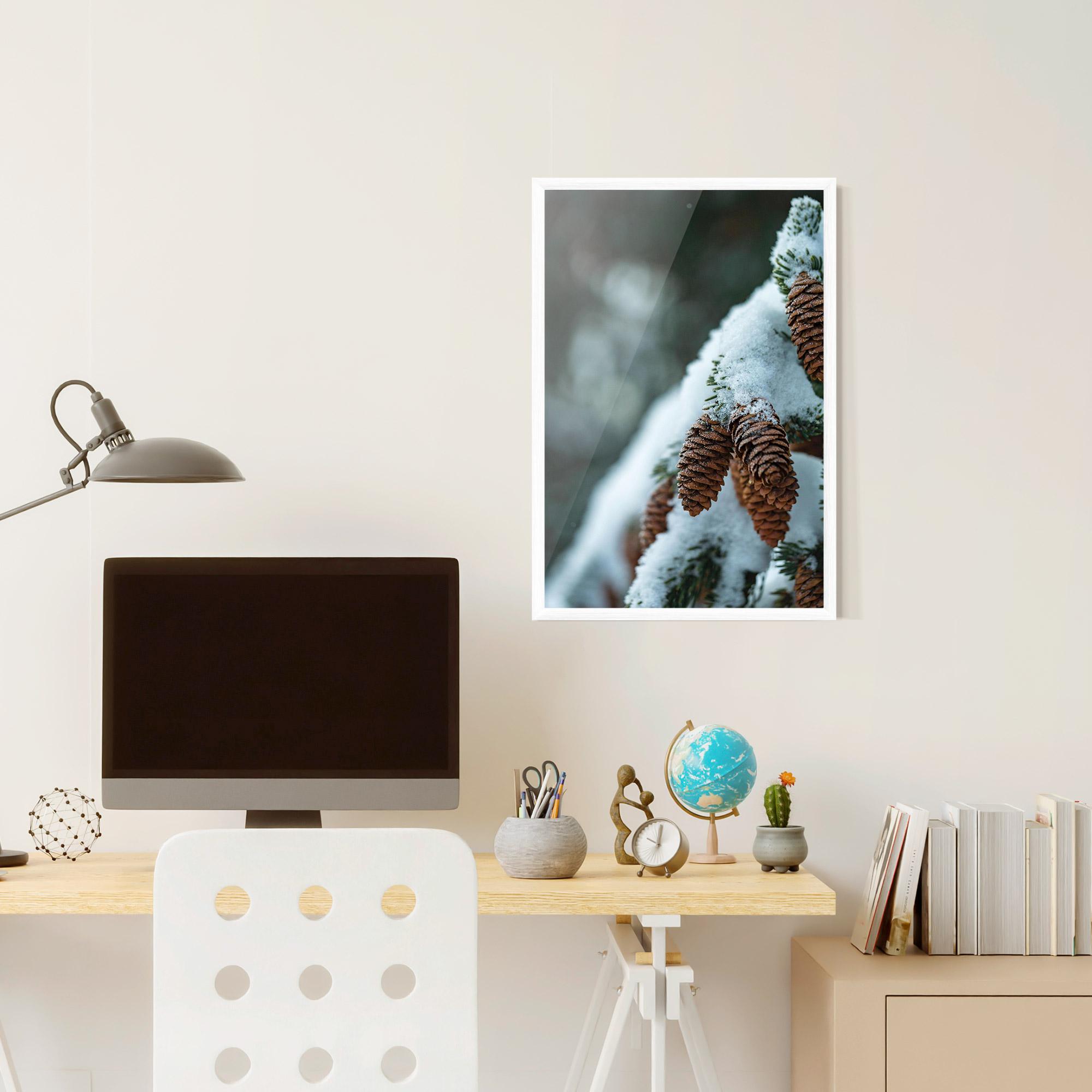 Poster Înrămat Pretty Snow Cones mockup 6