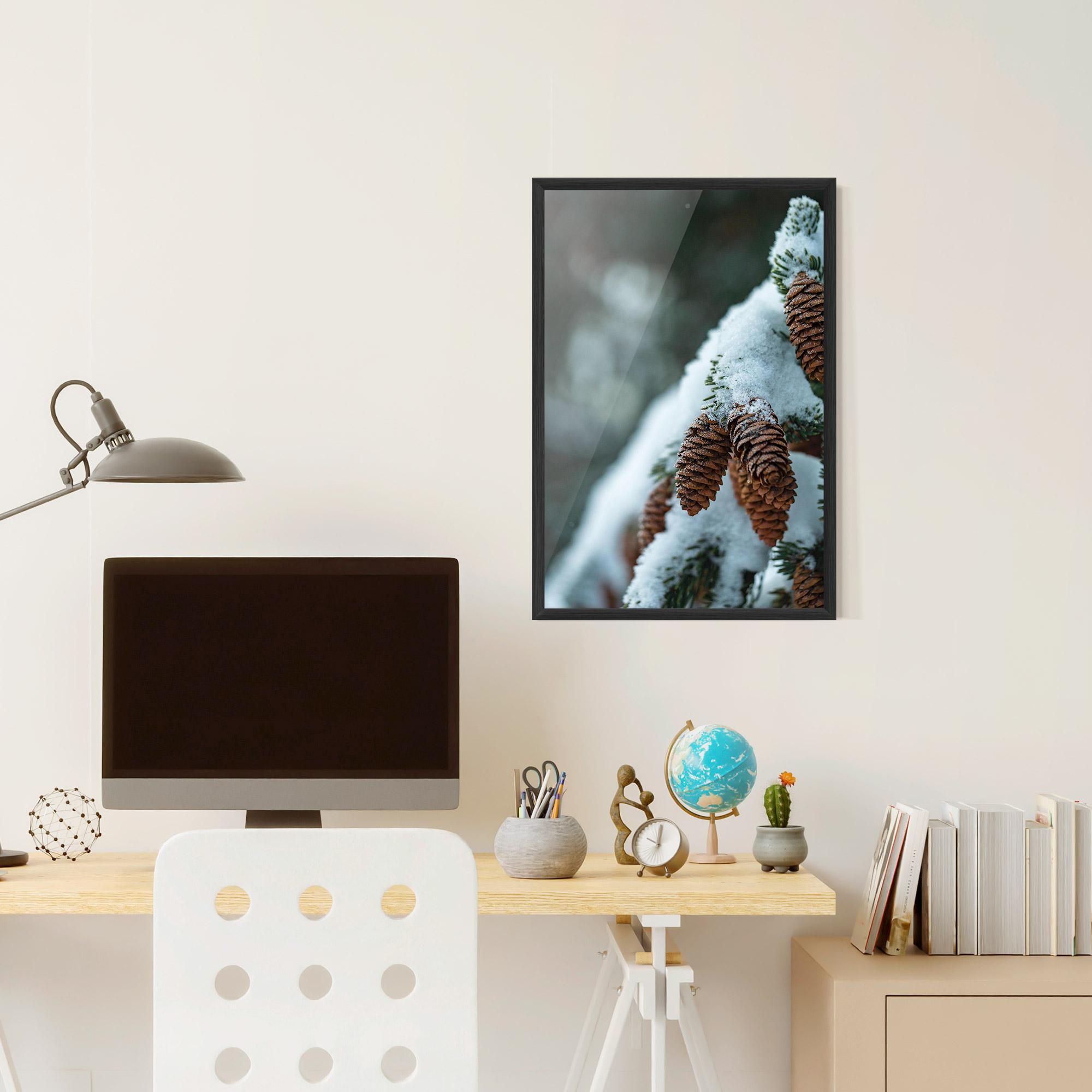 Poster Înrămat Pretty Snow Cones mockup 6