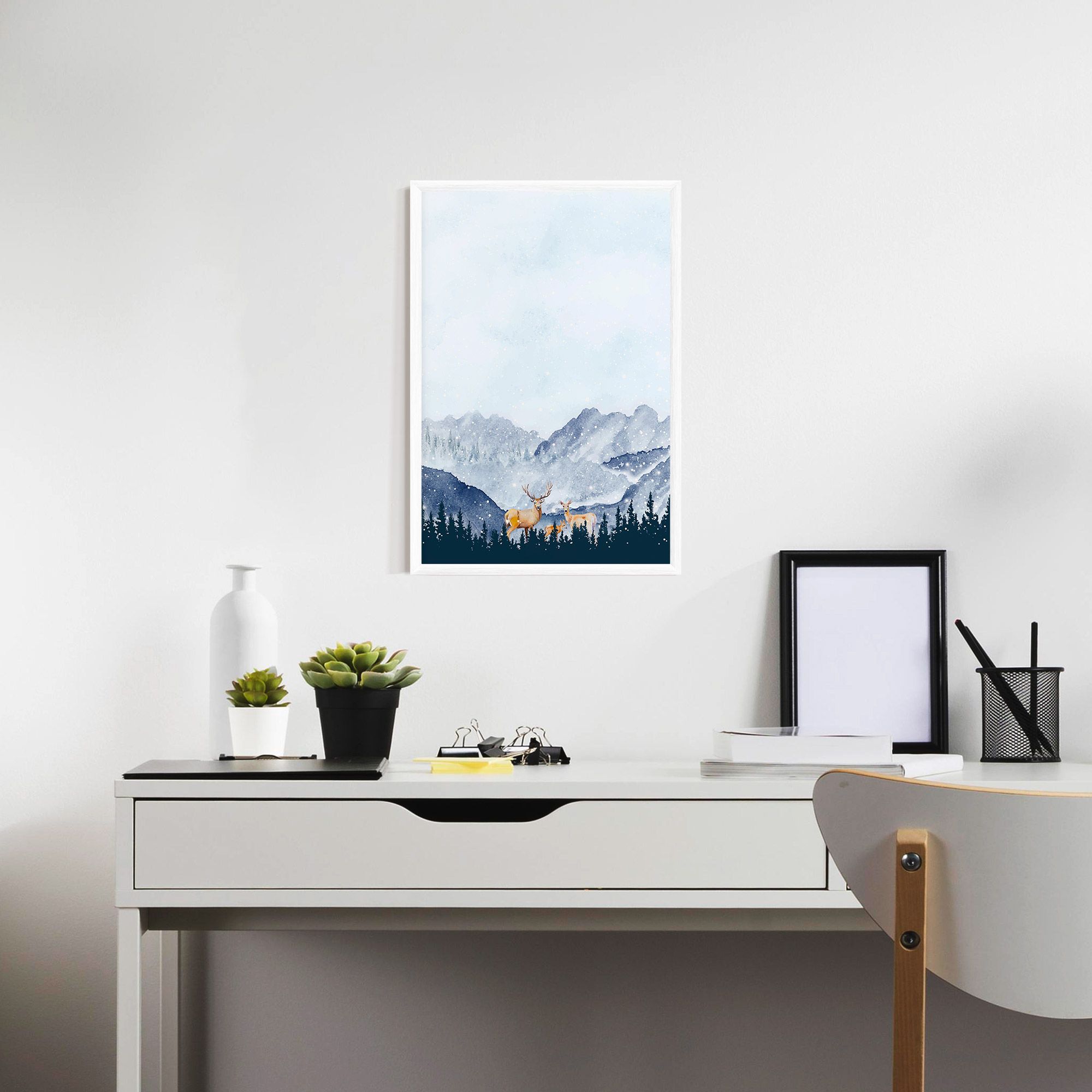 Winter Deers mockup 7