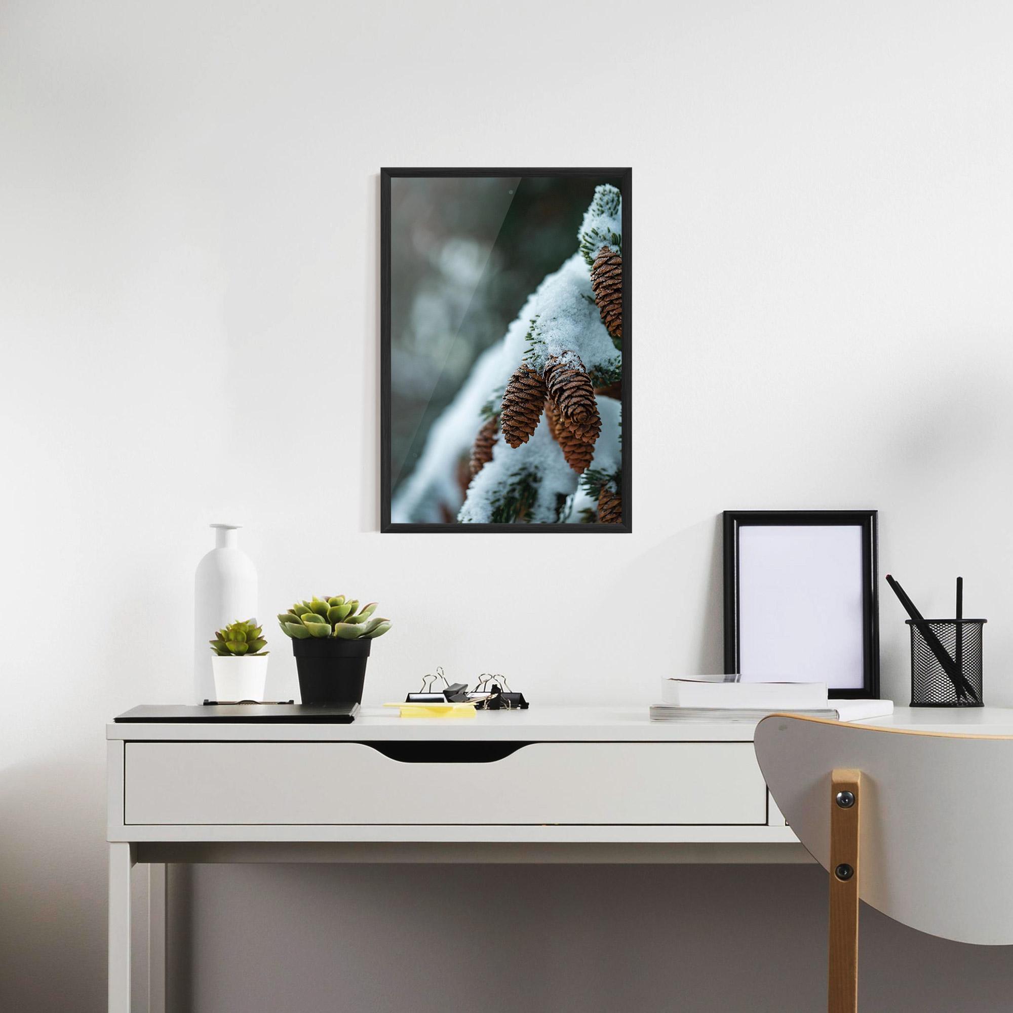 Poster Înrămat Pretty Snow Cones mockup 7