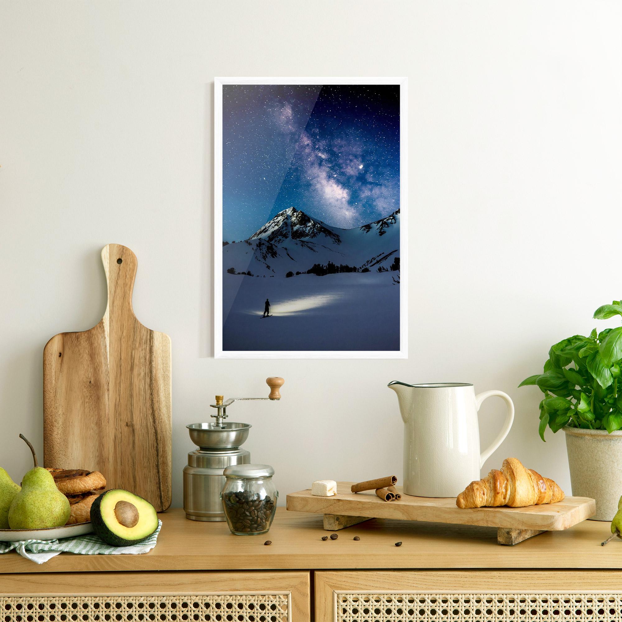Poster Înrămat Pretty Sky Winter mockup 8